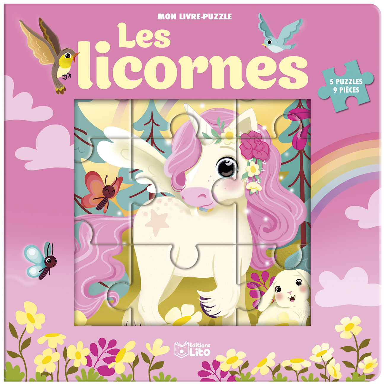 LES LICORNES PUZZLES 9 PIECES