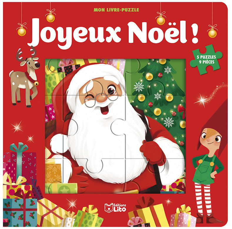 MON LIVRE PUZZLE 9P JOYEUX NOEL