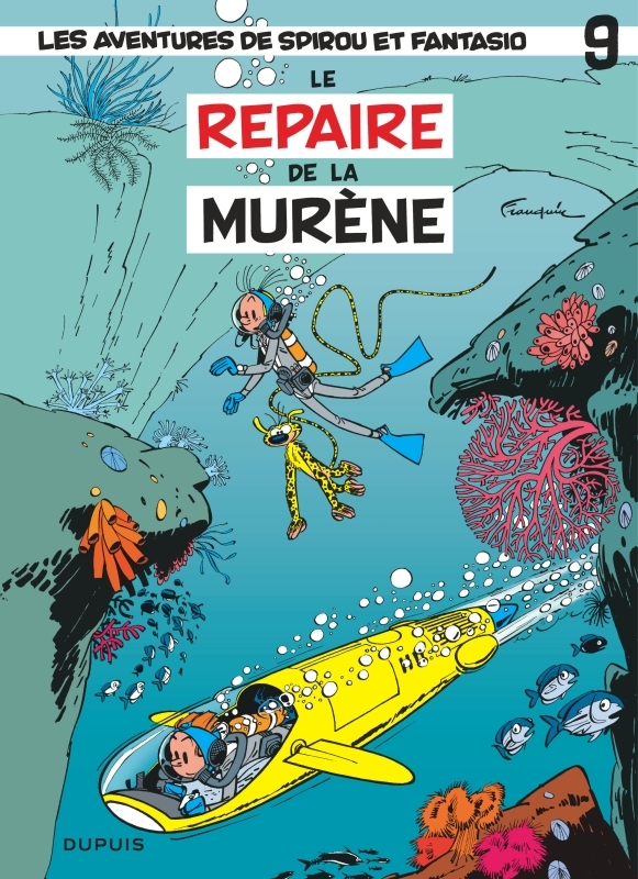 SPIROU ET FANTASIO T9 REPAIRE DE LA MURENE