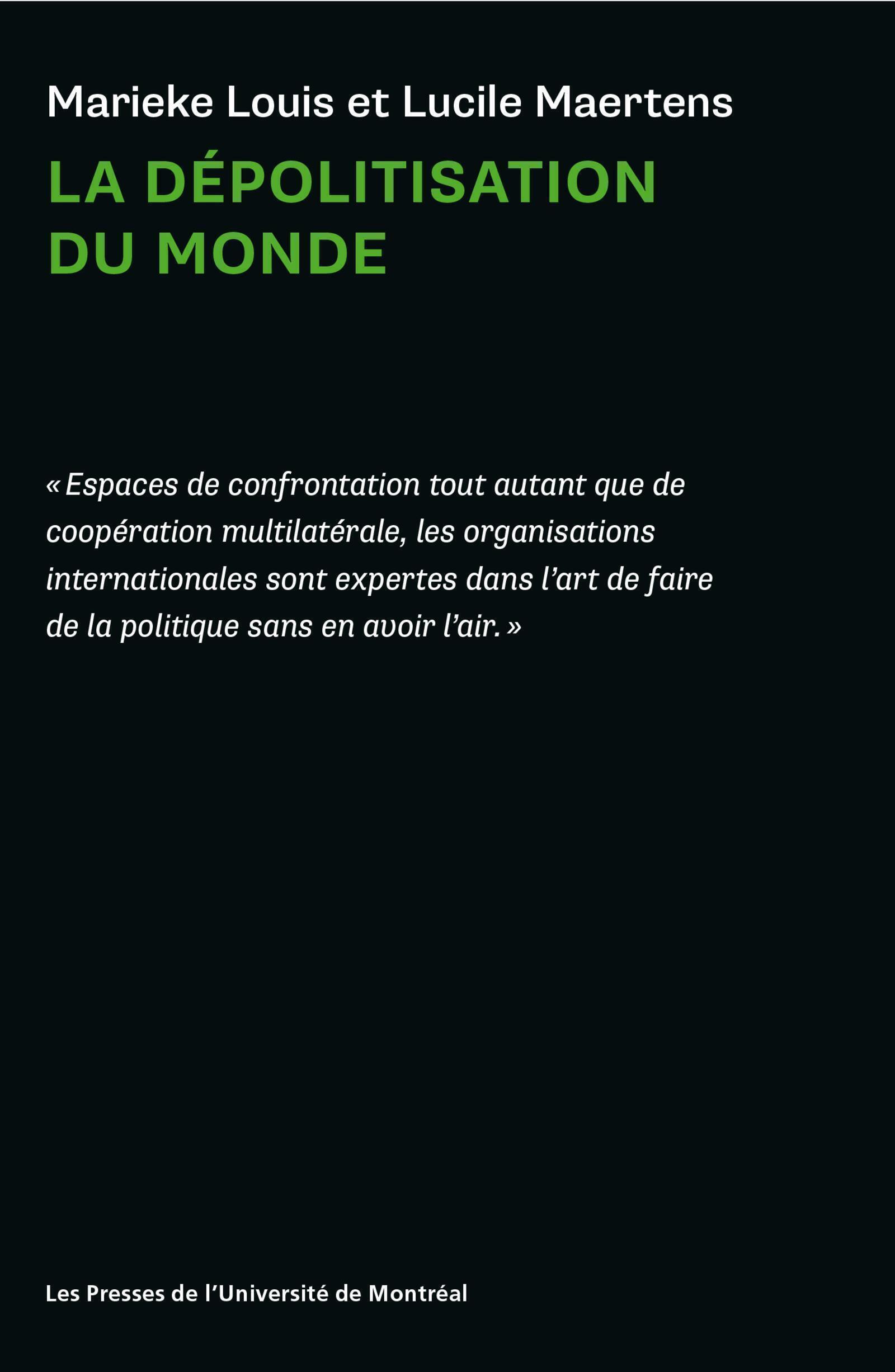 DEPOLITISATION DU MONDE