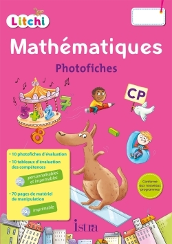 LITCHI MATHEMATIQUES CP - PHOTOFICHES + CD ROM - ED. 2016