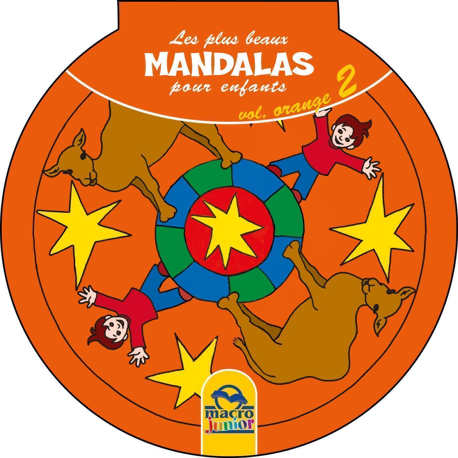PLUS BEAUX MANDALAS POUR LES ENFANTS - VOL ORANGE 2
