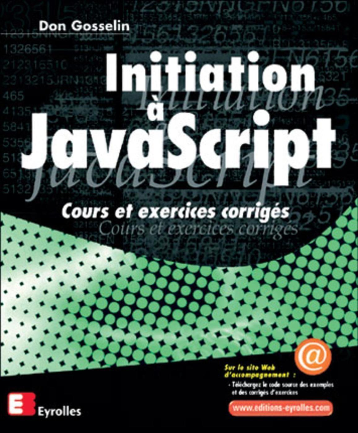 INITIATION A JAVASCRIPT