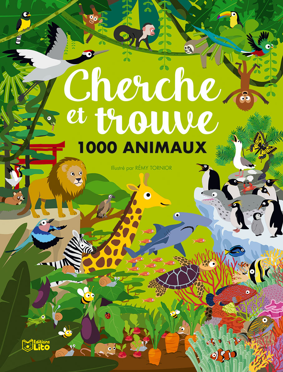 CHERCHE ET TROUVE 1000 ANIMAUX