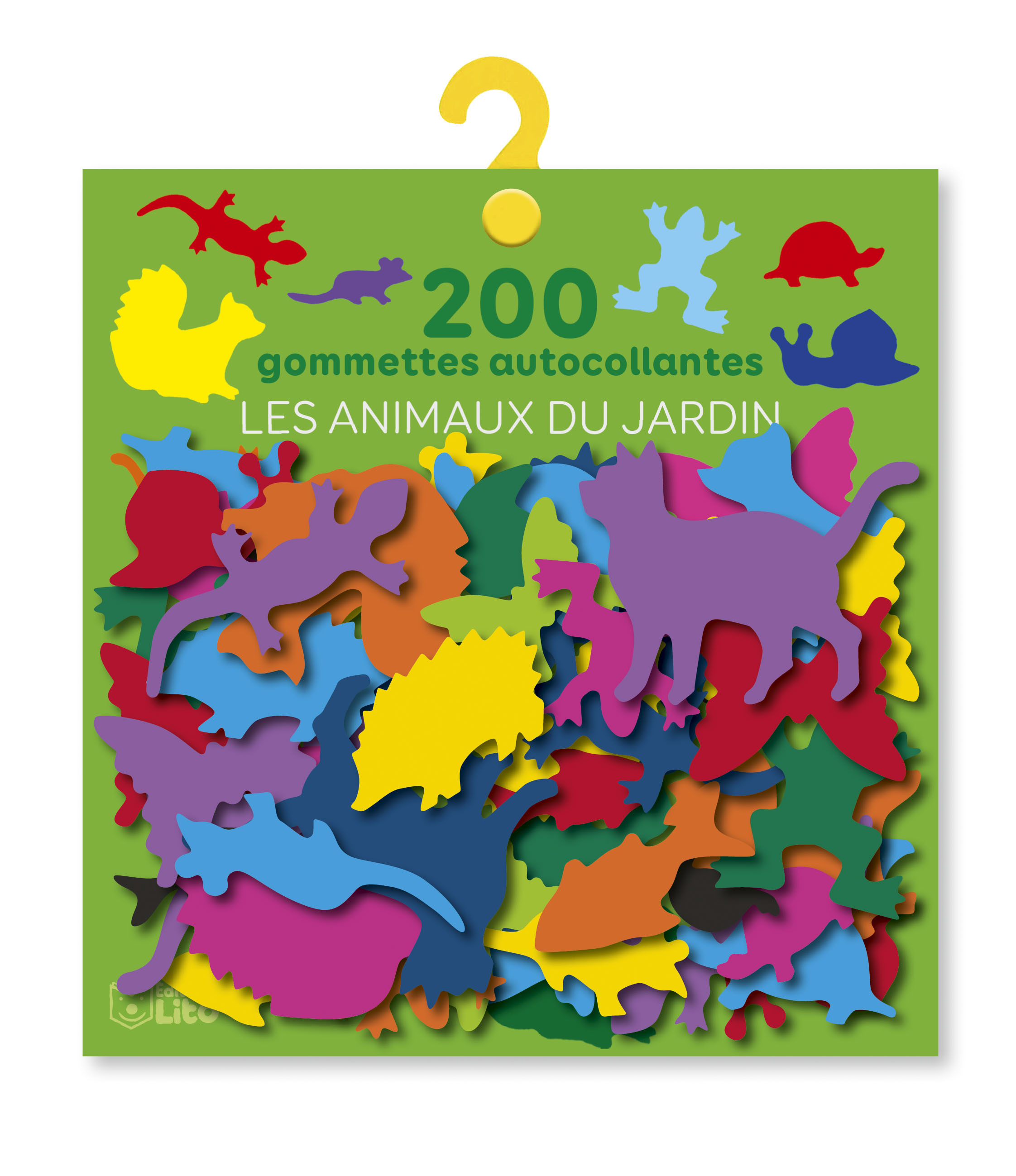 200 GOMMETTES MATERNELLE - ANIMAUX DU JARDIN