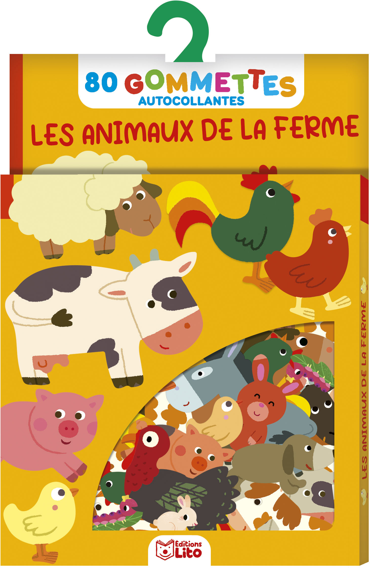 GOMMETTES LES ANIMAUX DE FERME