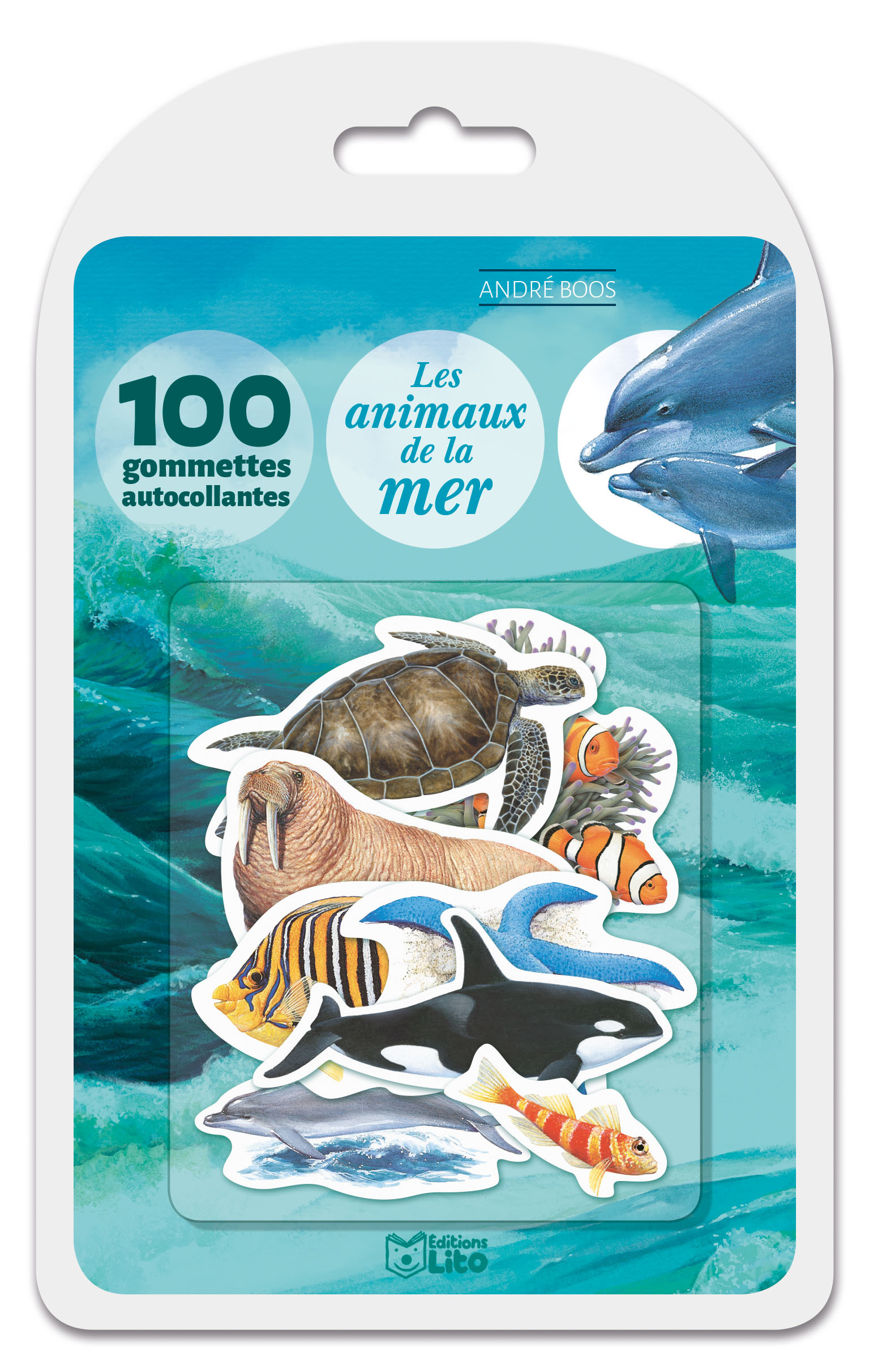 100 GOMMETTES : ANIMAUX DE LA MER
