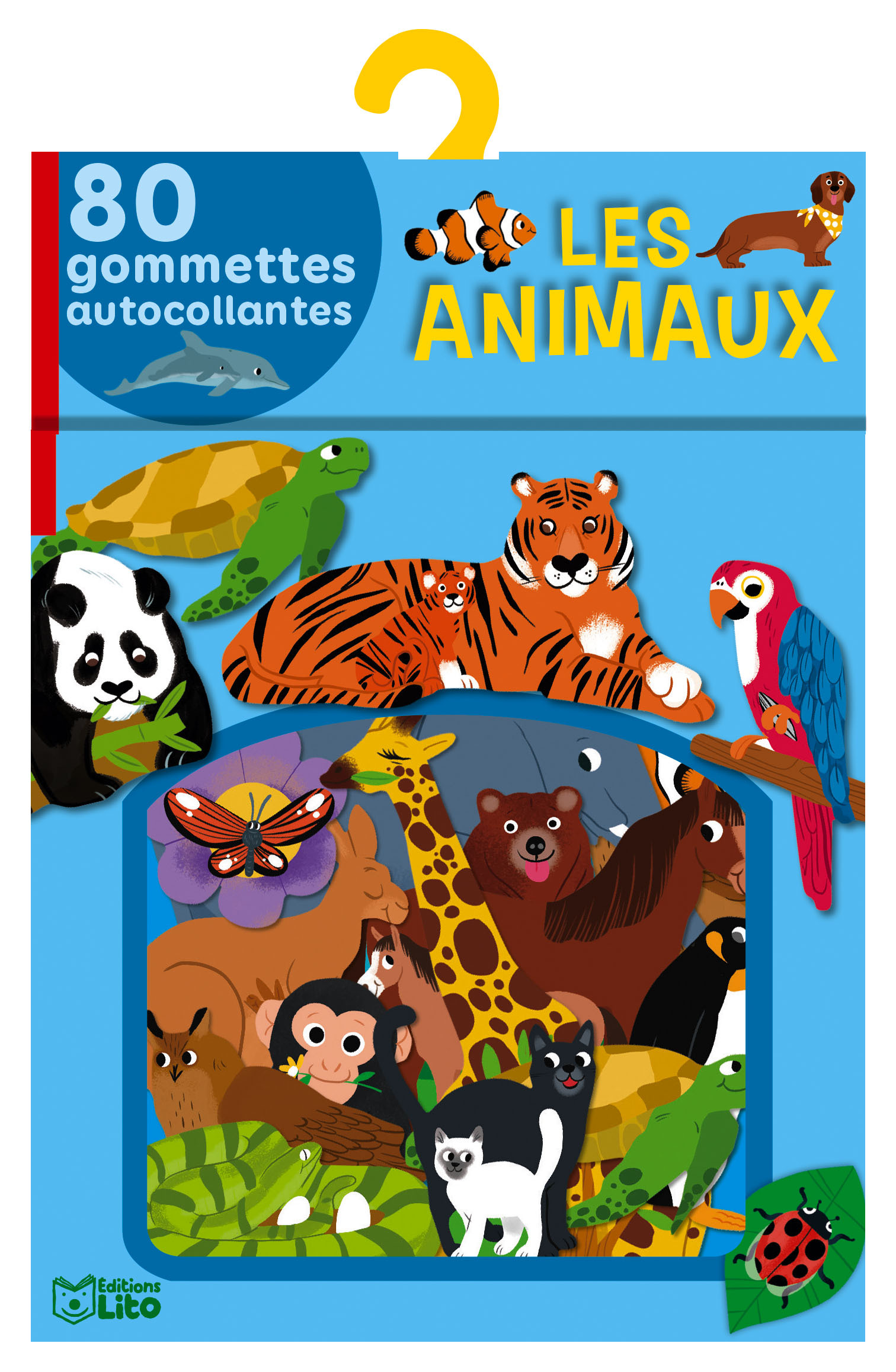 80 GOMMETTES LES ANIMAUX