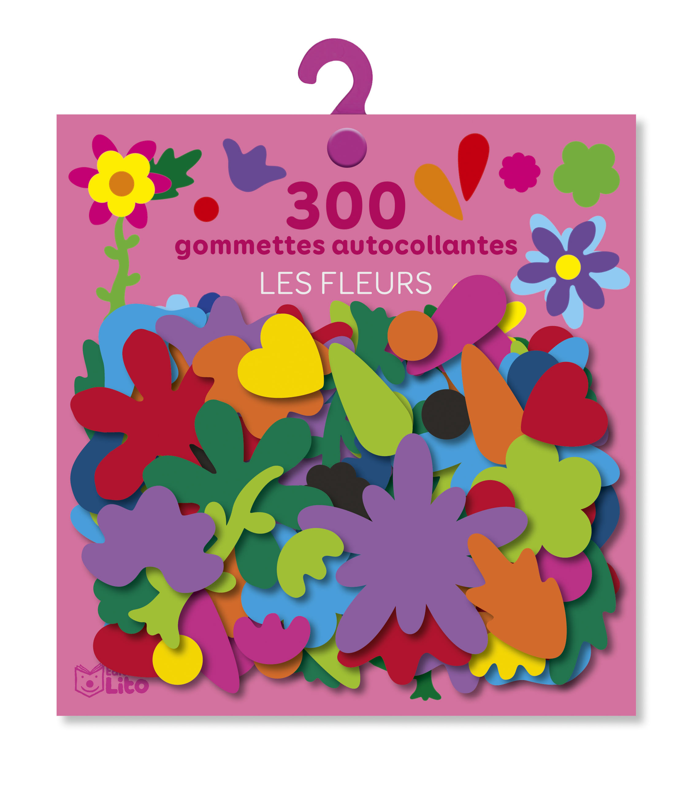 300 GOMMETTES MATERNELLE - LES FLEURS