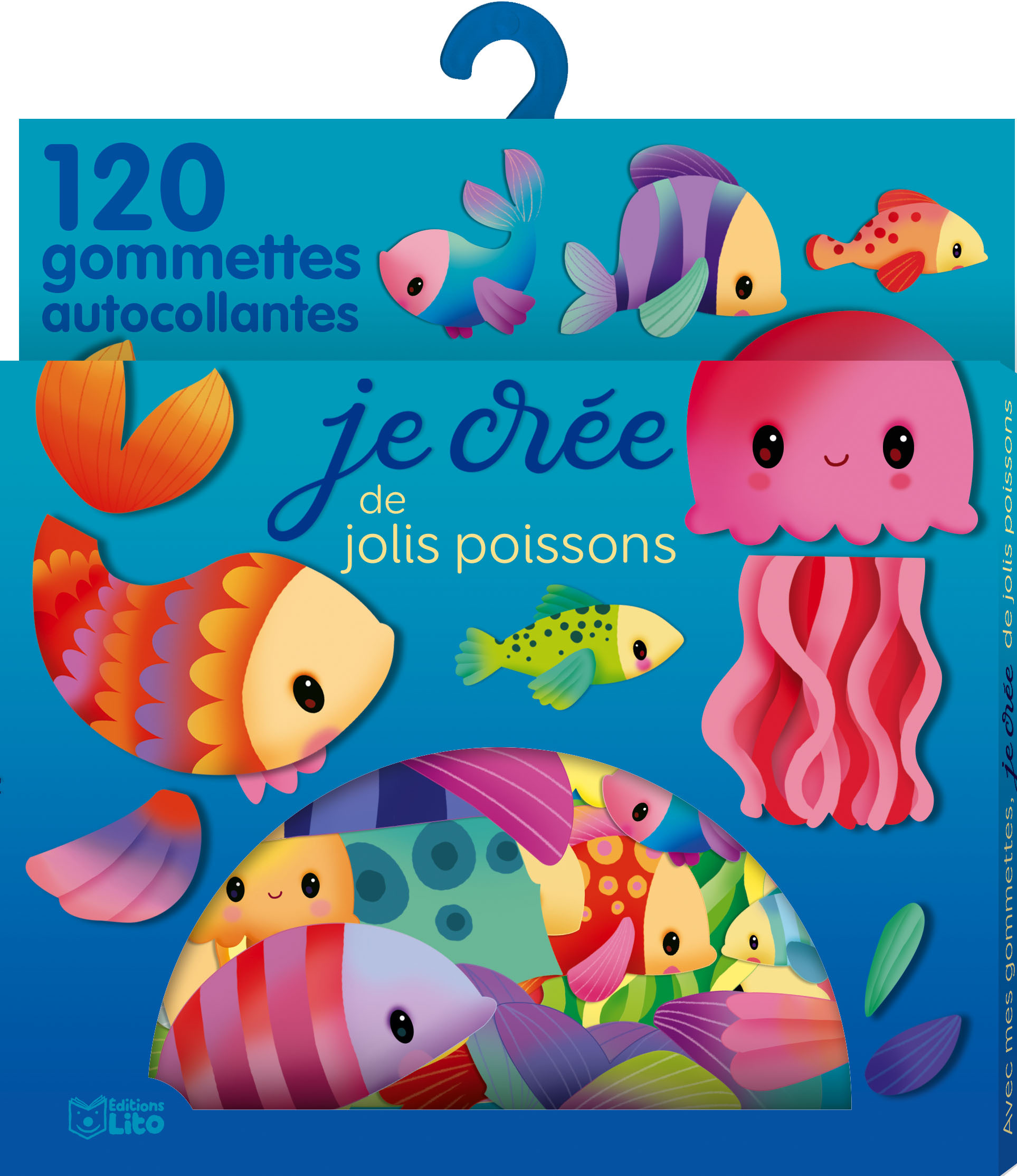120 GOMMETTES JE CREE DE JOLIS POISSONS