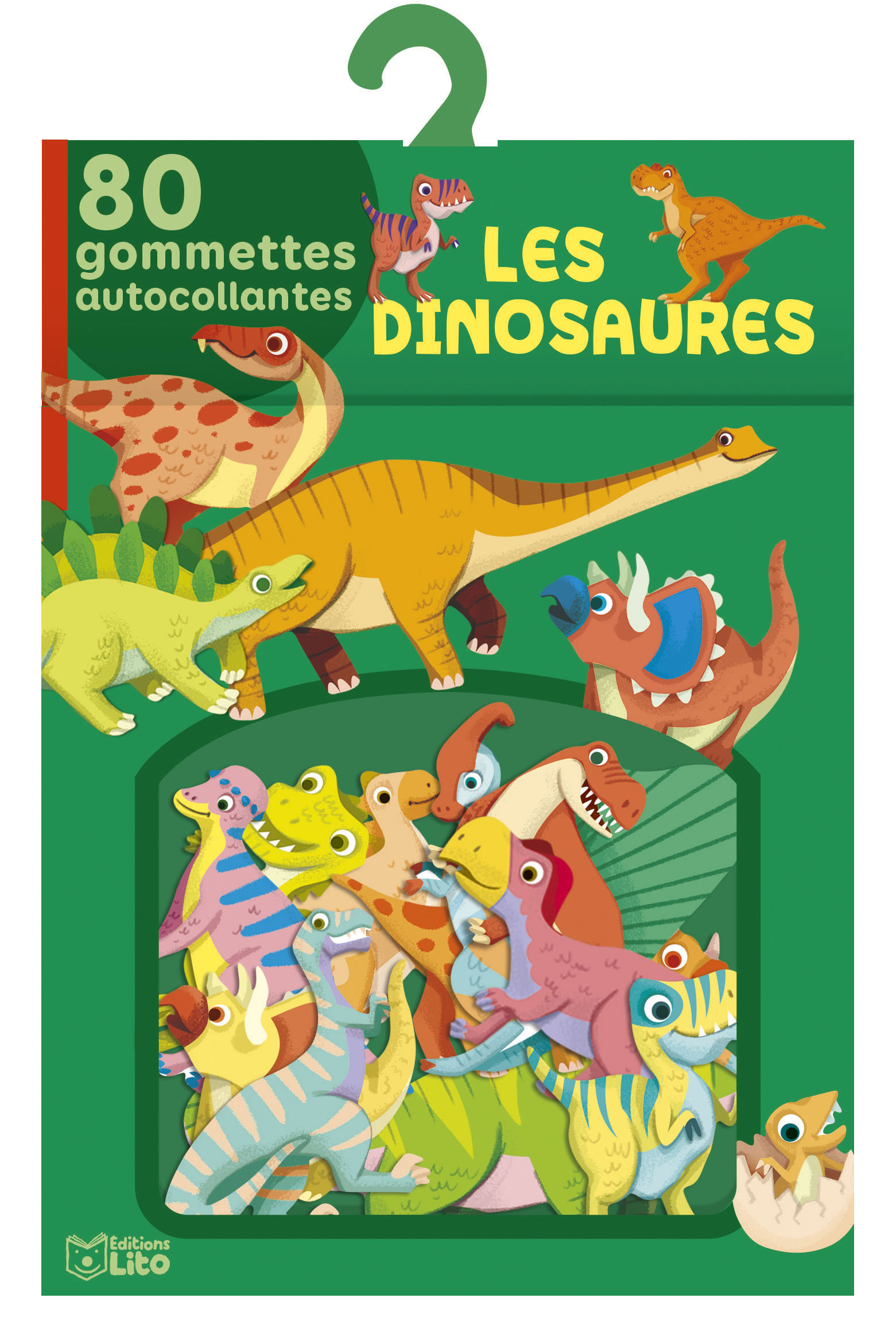 80 GOMMETTES LES DINOSAURES