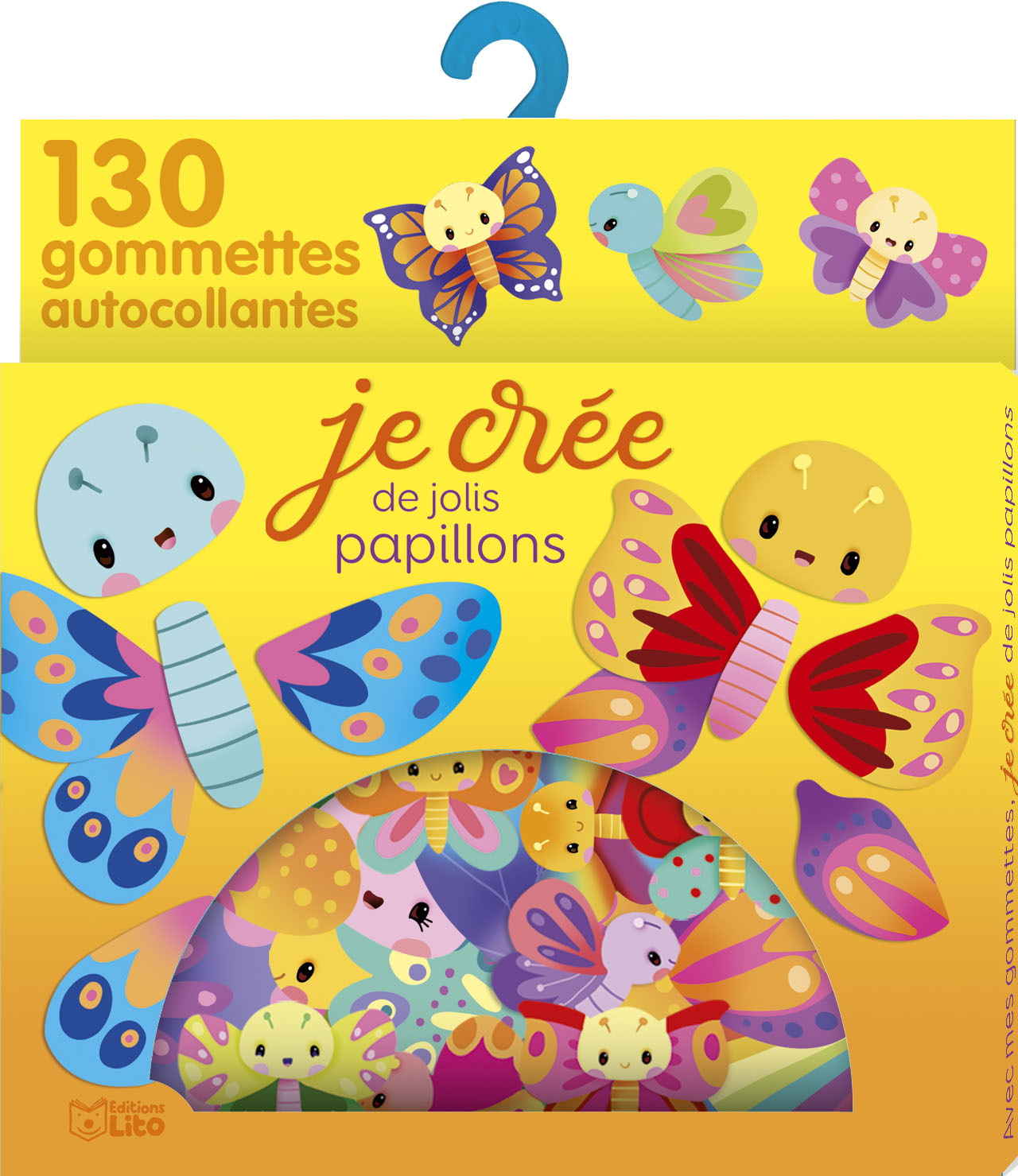 130 GOMMETTES JE CREE DE JOLIS PAPILLONS