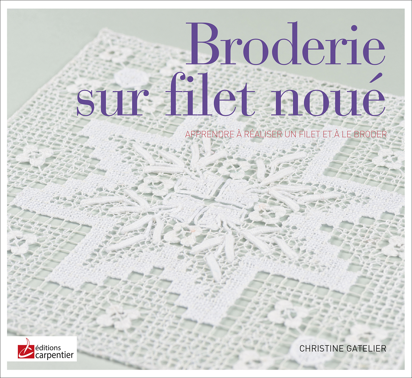 BRODERIE SUR FILET NOUE