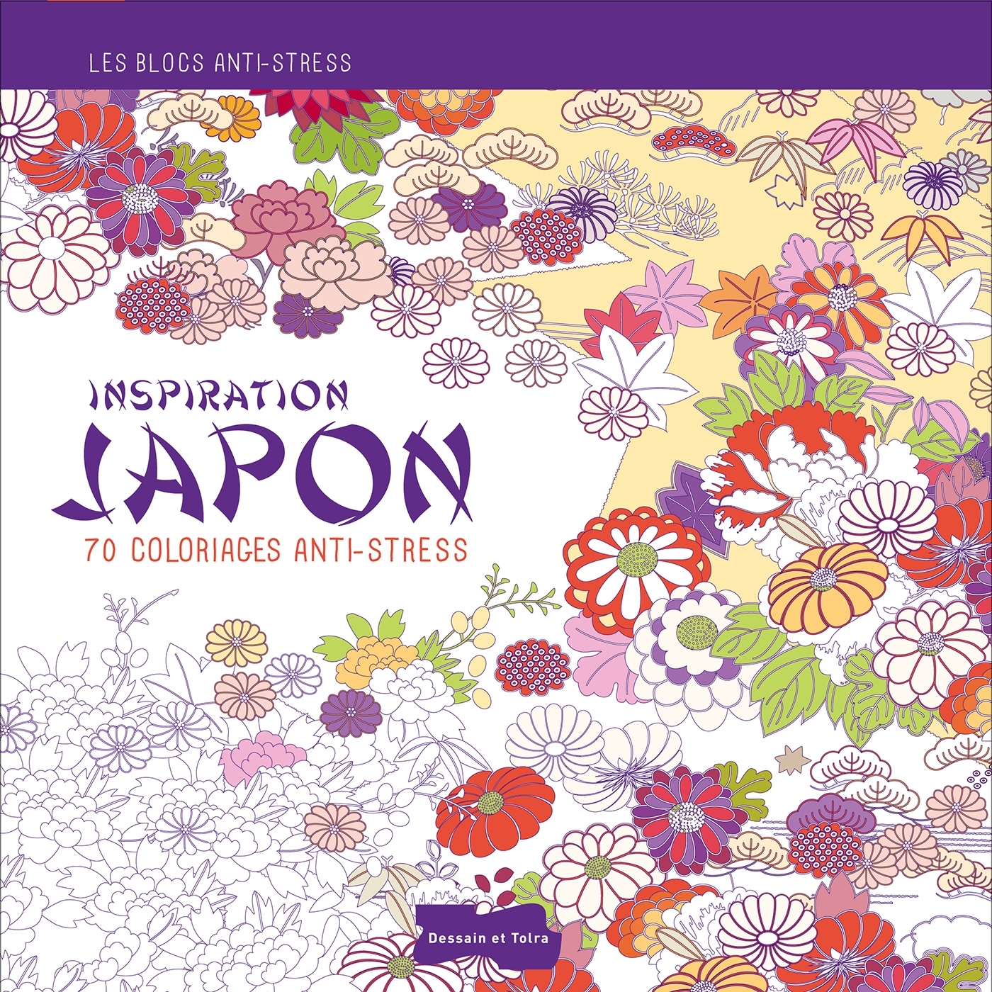 INSPIRATION JAPON, 70 COLORIAGES ANTI-STRESS