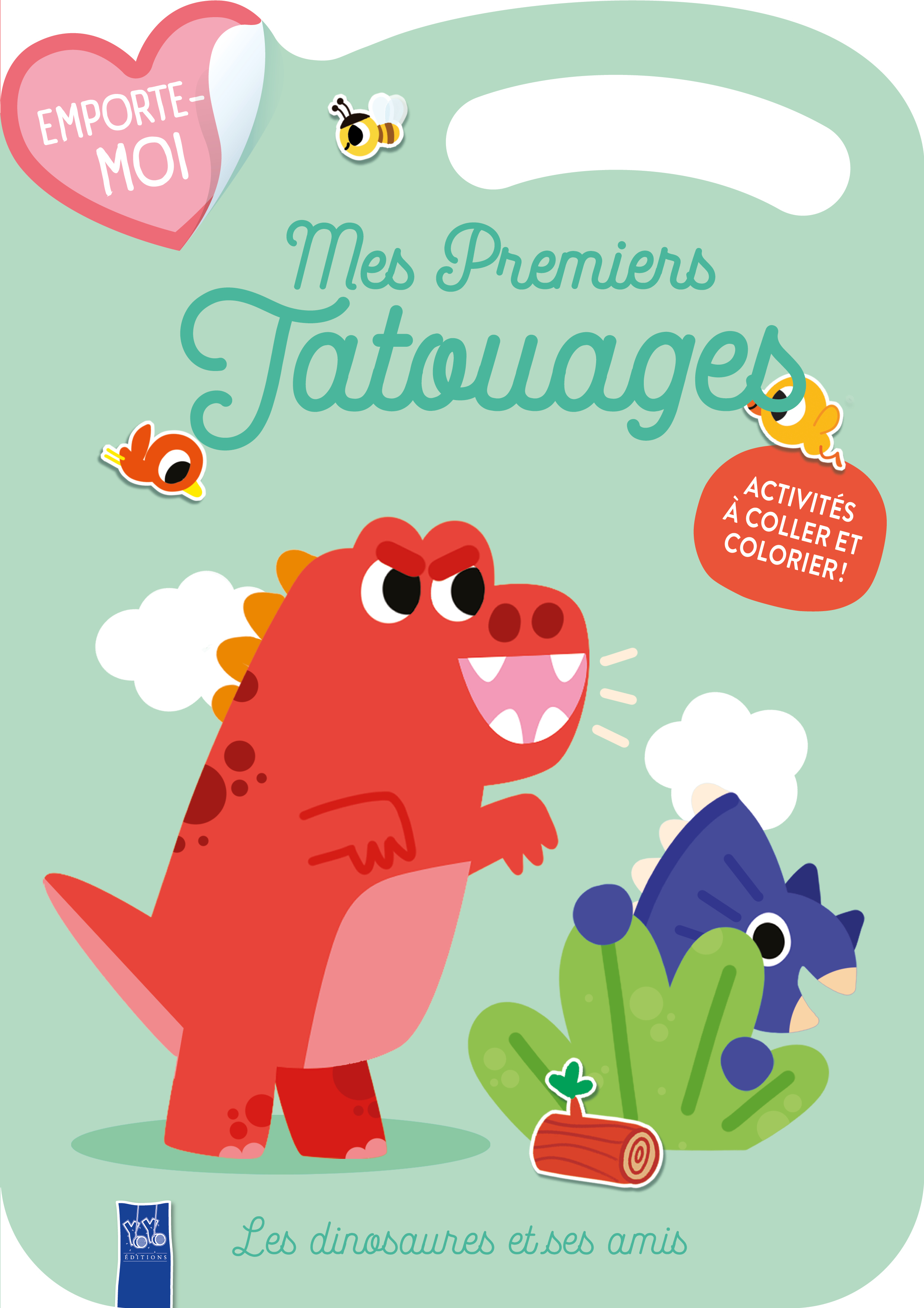 MES PREMIERS TATOUAGES - DINOSAURE ET TORTUE