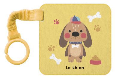 LE CHIEN - LIVRE POUSSETTE EN TISSU