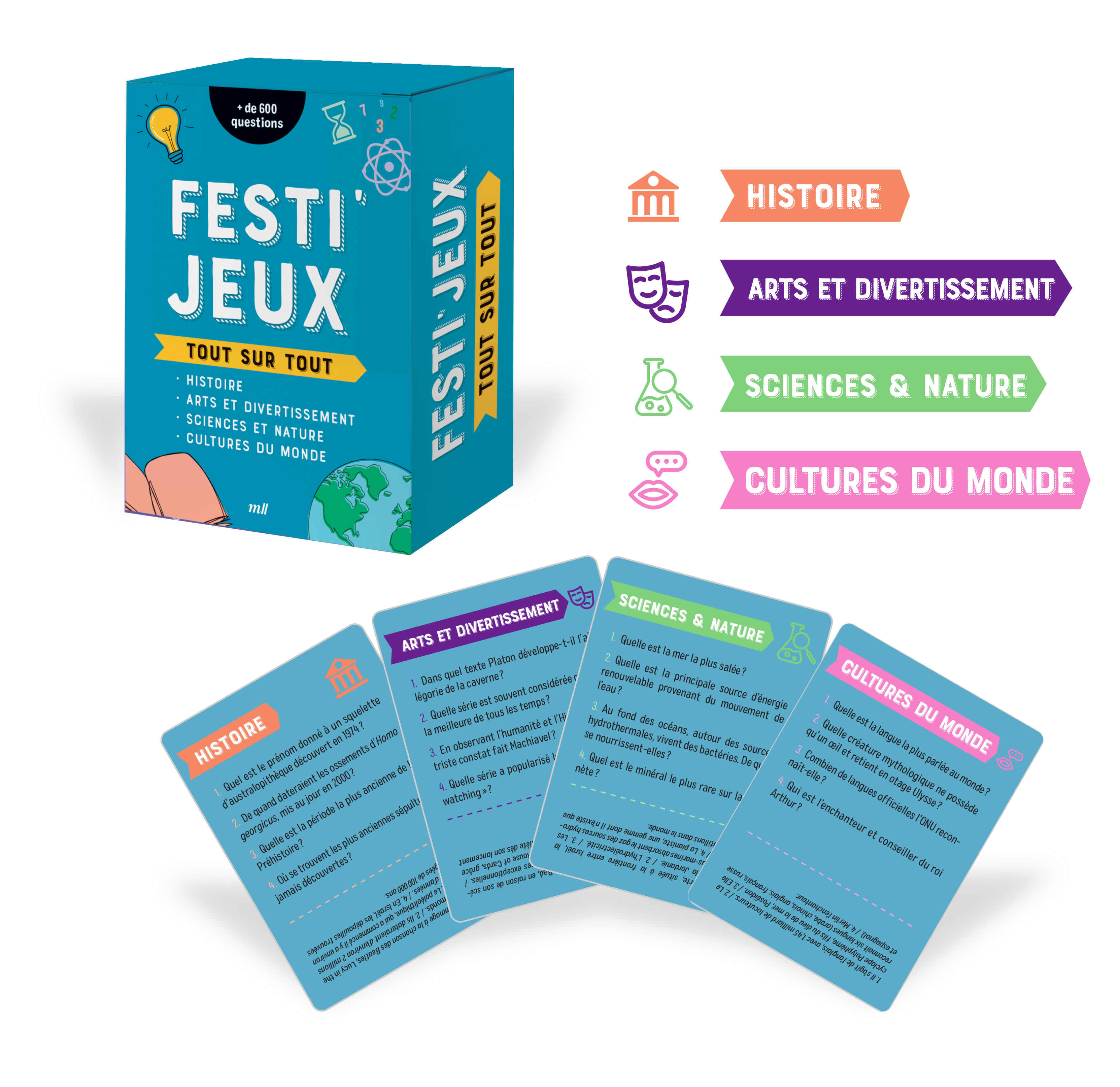 FESTIJEUX - TOUT SUR TOUT - + DE 600 QUESTIONS DE CULTURE GENERALE !