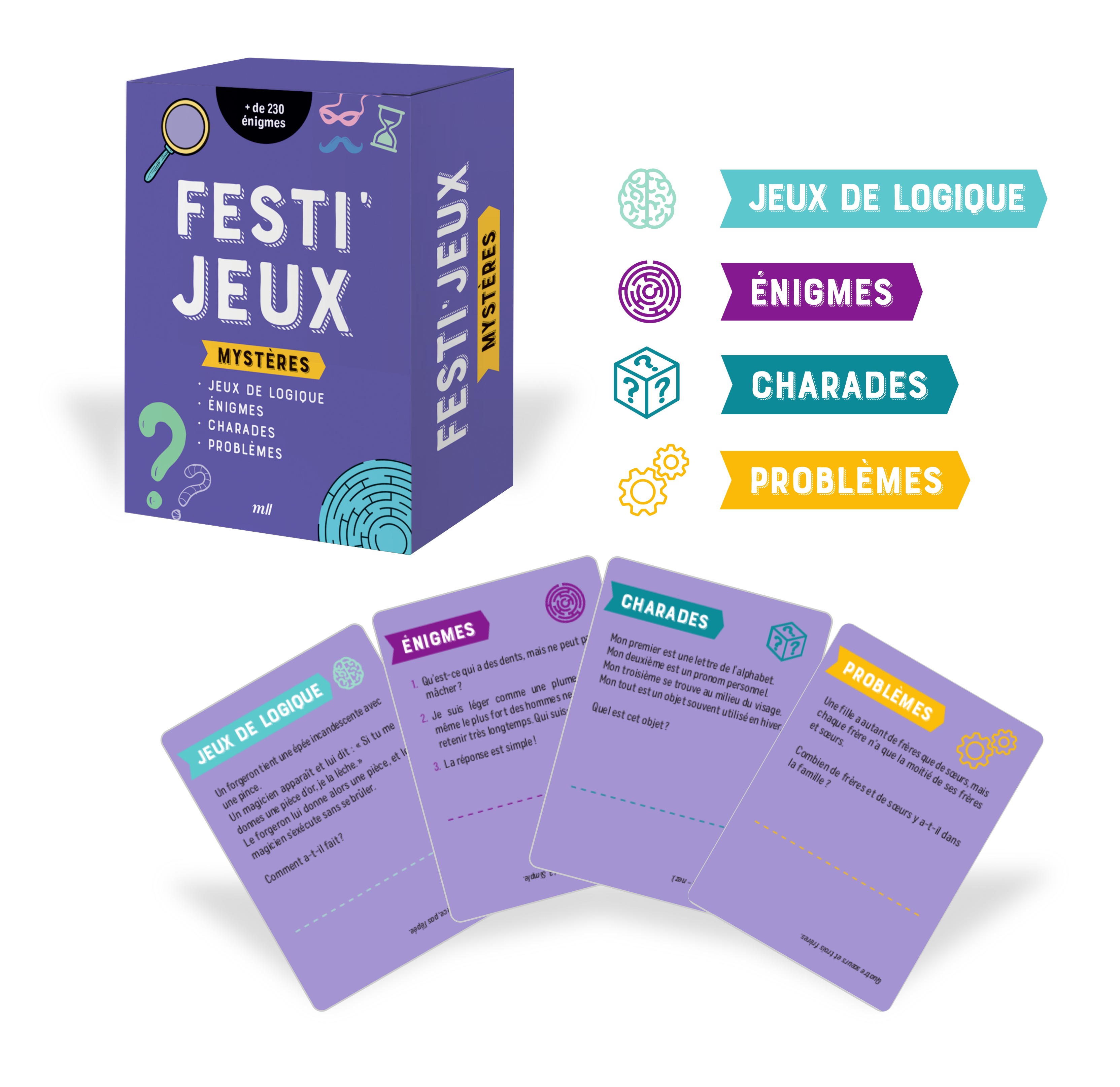 FESTIJEUX - MYSTERES - + DE 230 ENIGMES A RESOUDRE !