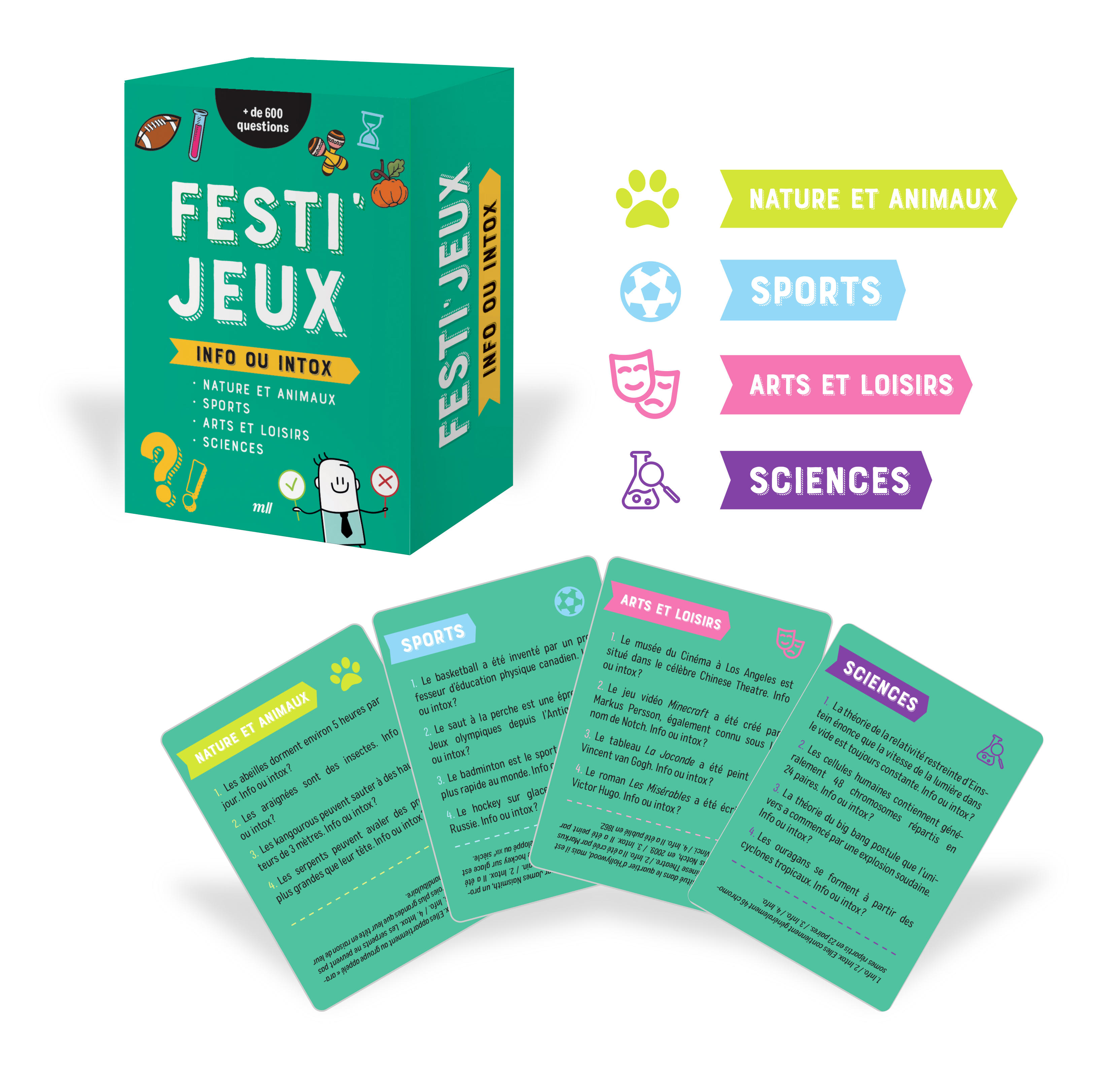 FESTIJEUX - INFO OU INTOX - + DE 600 QUESTIONS POUR DECELER LE VRAI DU FAUX !