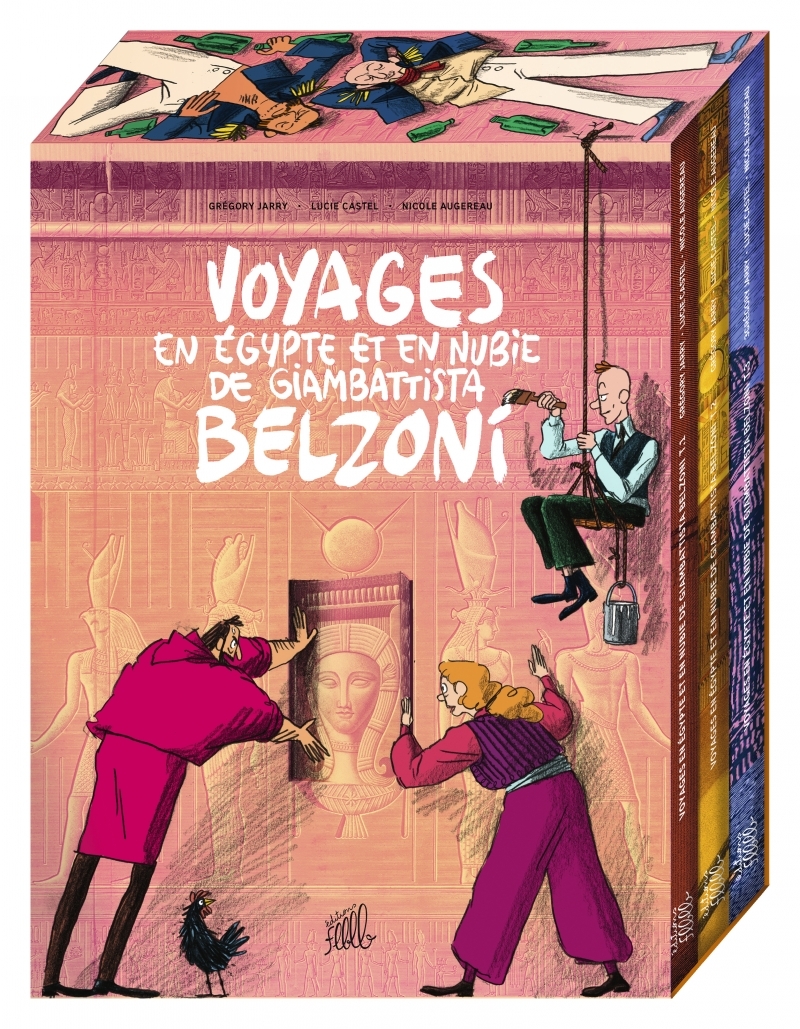 COFFRET VOYAGES EN EGYPTE ET EN NUBIE DE GIAMBATTISTA BELZON