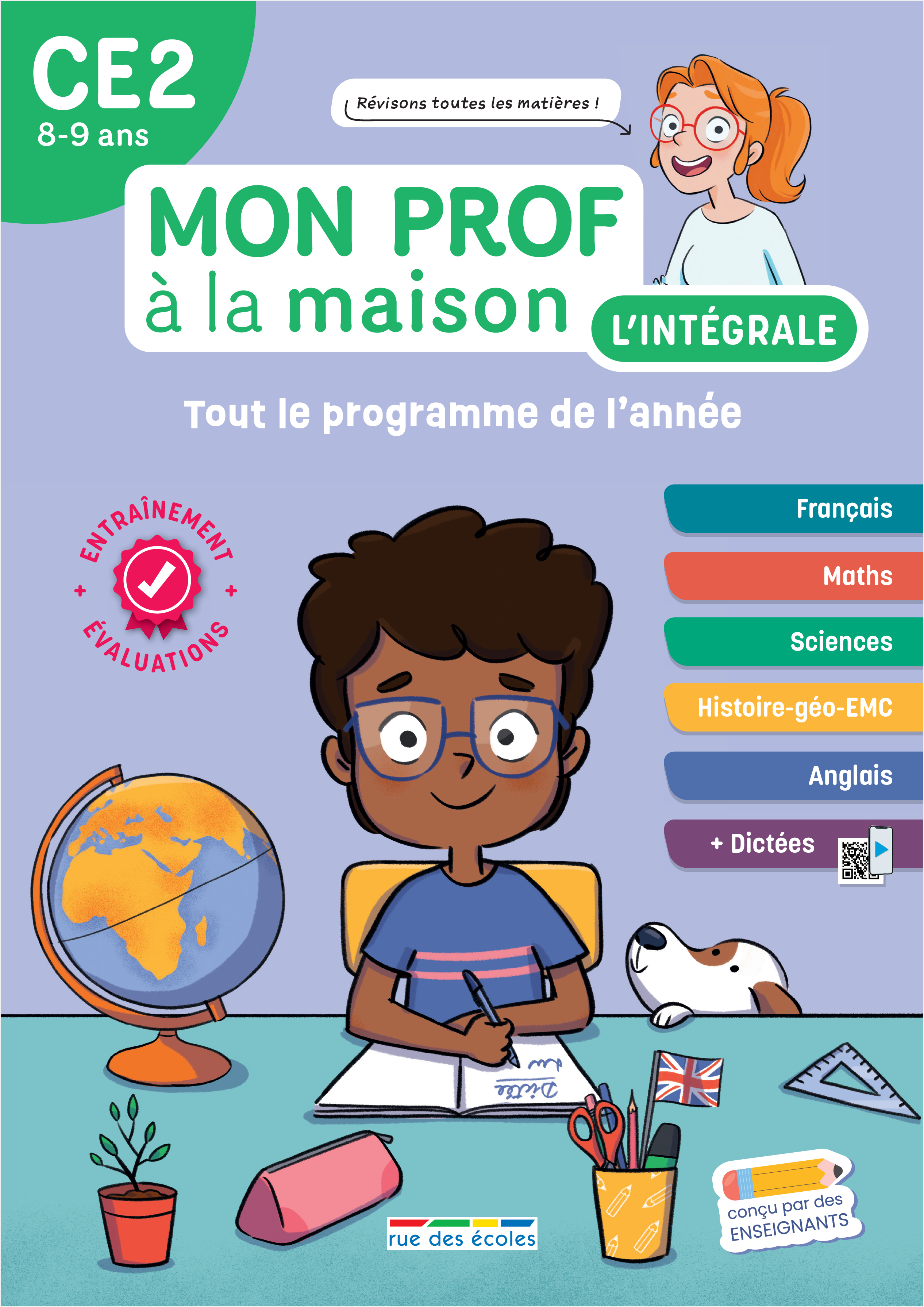 MON PROF A LA MAISON - L´INTEGRALE CE2 - TOUTE MON ANNEE - FRANCAIS, MATHS, HISTOIRE-GEO, ANGLAIS, E