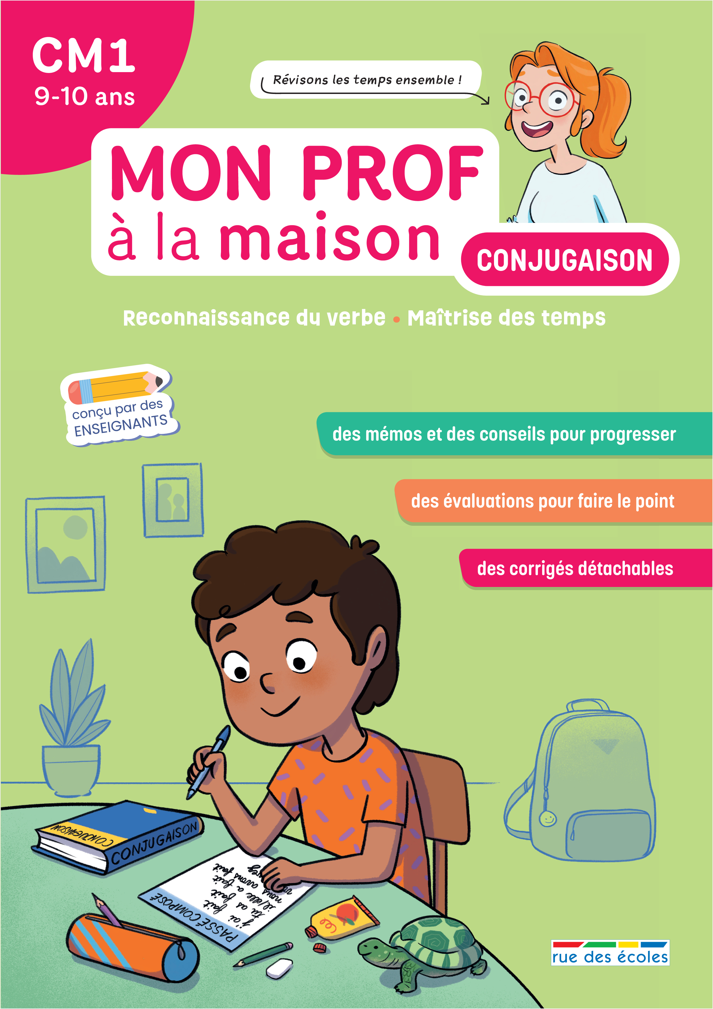 MON PROF A LA MAISON - CONJUGAISON CM1 - MAITRISER TOUS LES TEMPS DU PROGRAMME