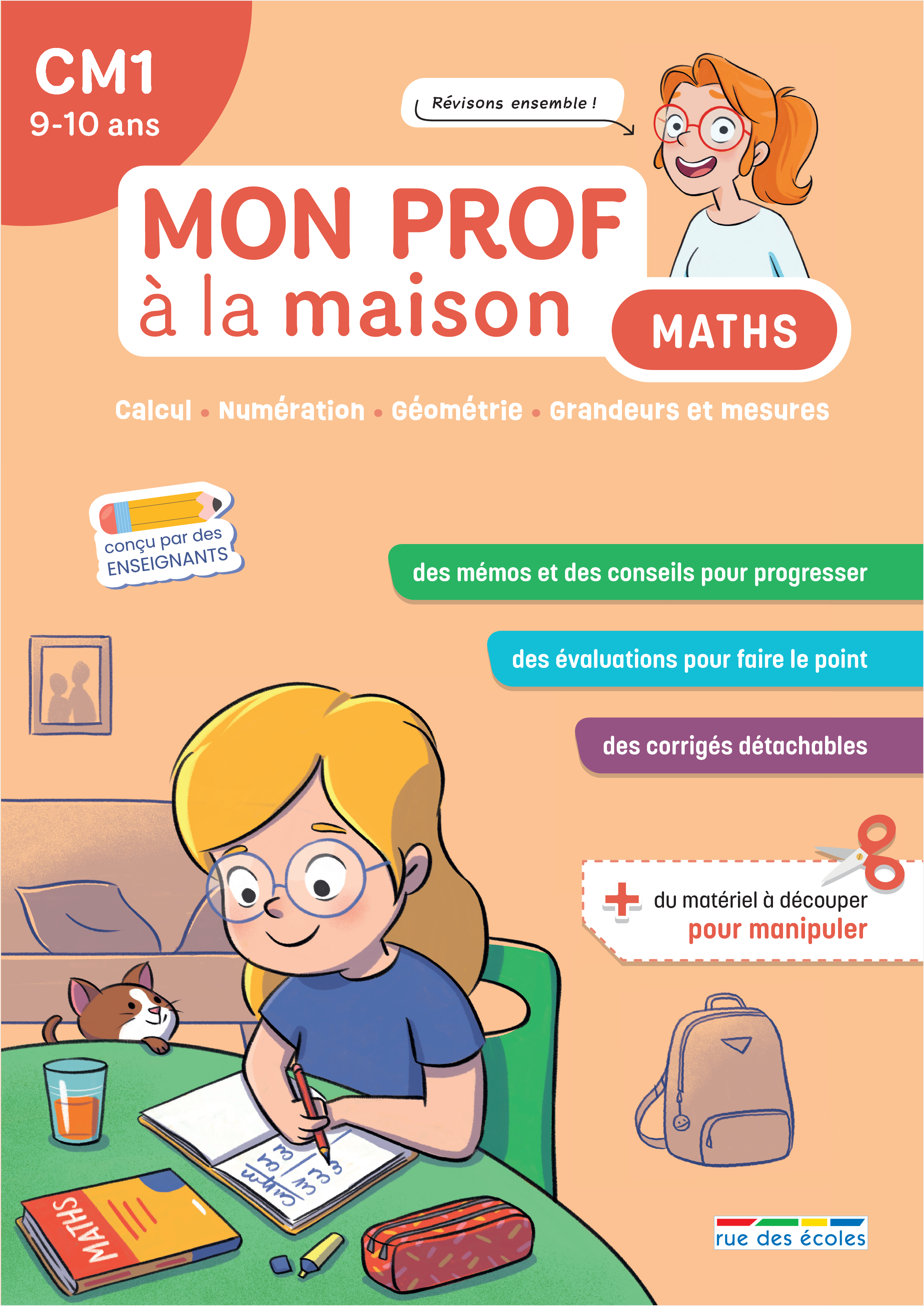 MON PROF A LA MAISON - MATHS CM1 - CALCUL NUMERATION GEOMETRIE GRANDEURS ET MESURES