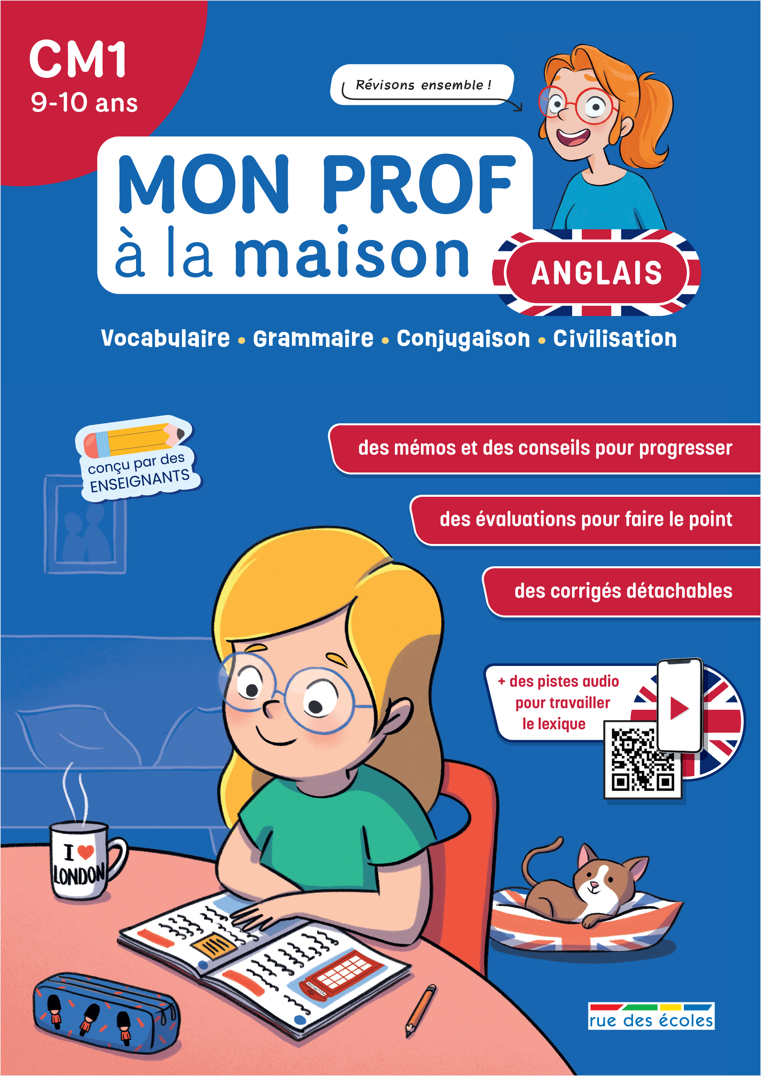 MON PROF A LA MAISON - ANGLAIS CM1 - VOCABULAIRE - ORTHOGRAPHE - GRAMMAIRE - CIVILISATION