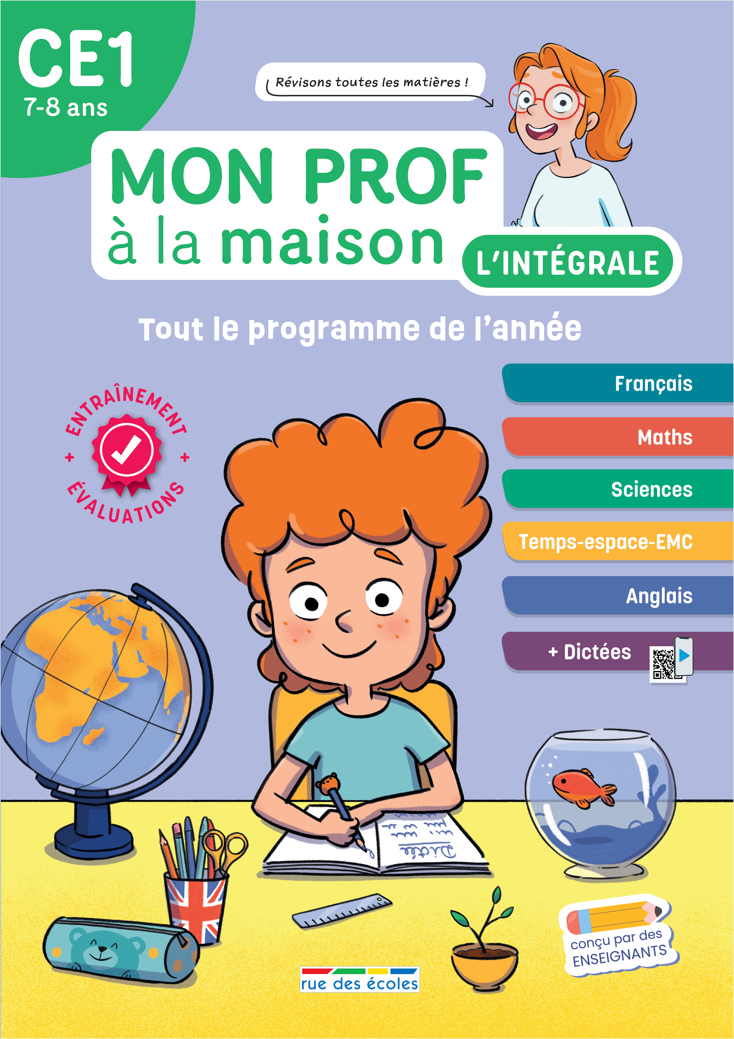 MON PROF A LA MAISON - L´INTEGRALE CE1 - TOUTE MON ANNEE - FRANCAIS, MATHS, HISTOIRE-GEO, ANGLAIS, E