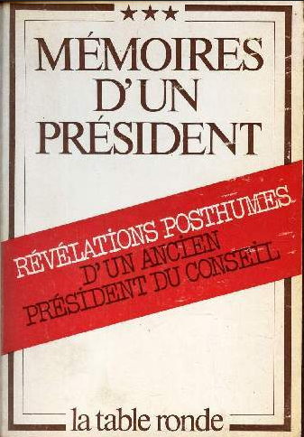 MEMOIRES D UN PRESIDENT