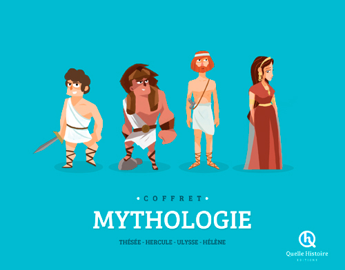 COFFRET MYTHOLOGIE (4LIV.+1POSTER)