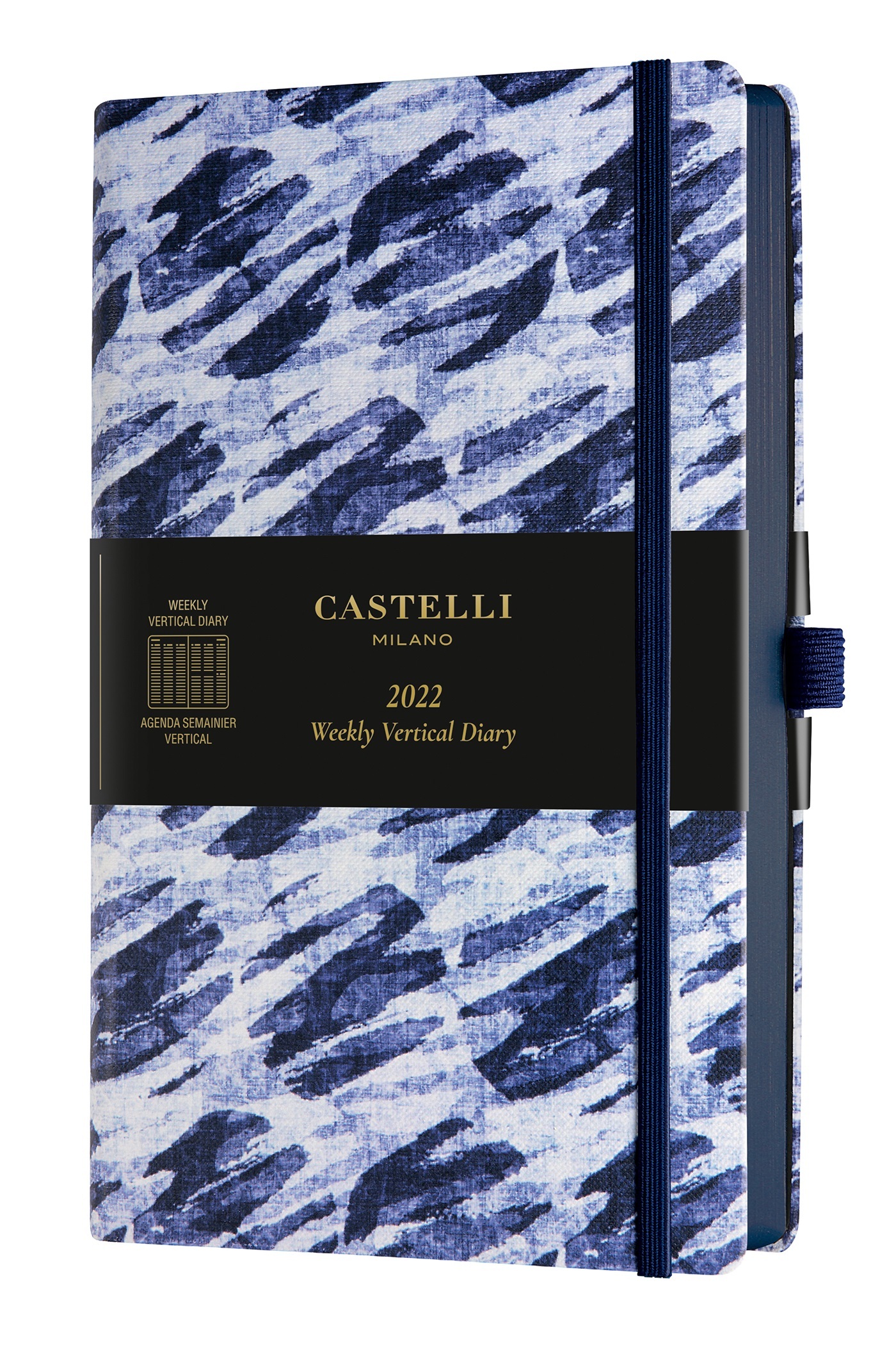 AGENDA 2022 SEMAINIER VERTICAL GRAND FORMAT SHIBORI BUBBLES