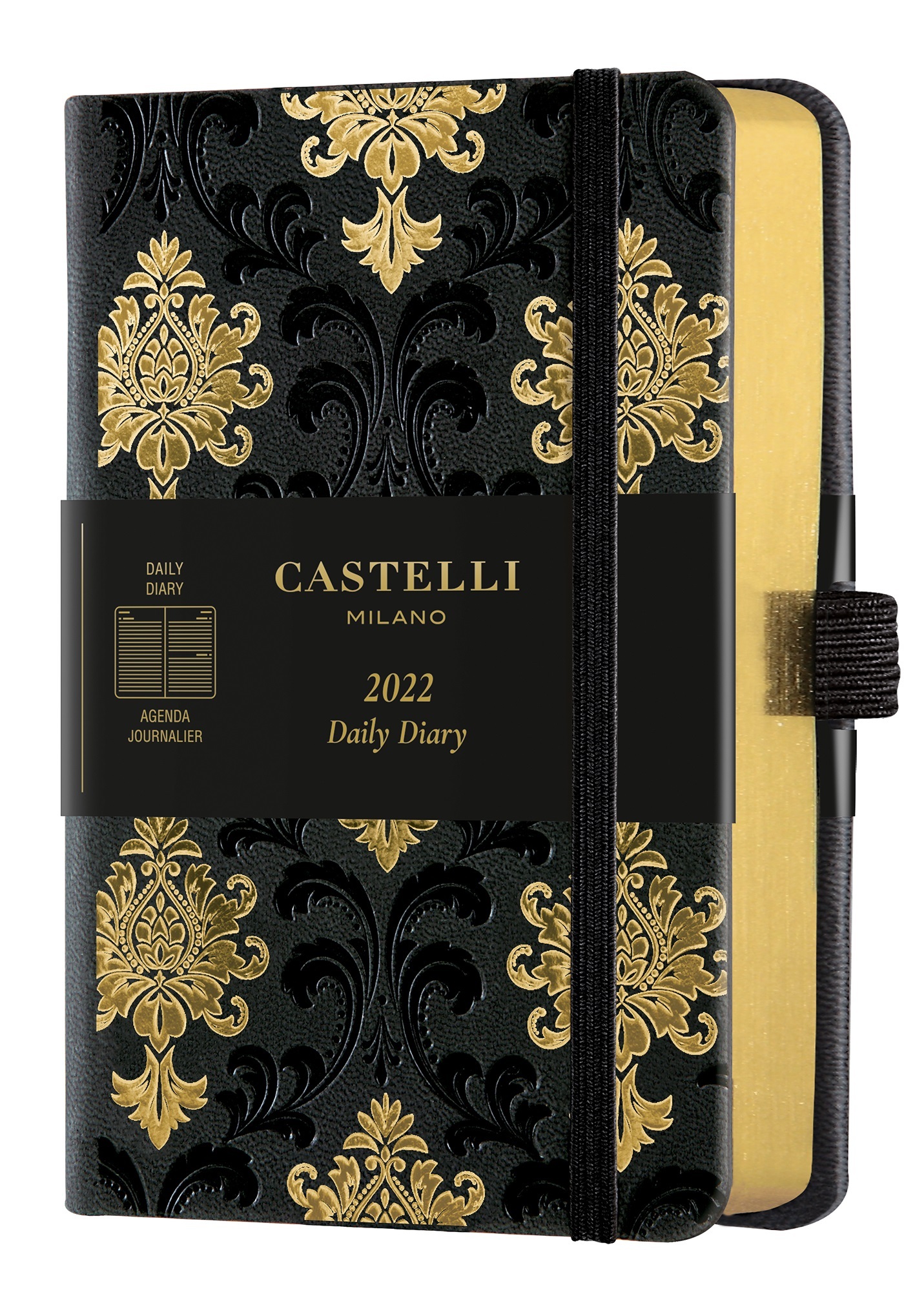 AGENDA 2022 JOURNALIER POCHE C&G BAROQUE GOLD