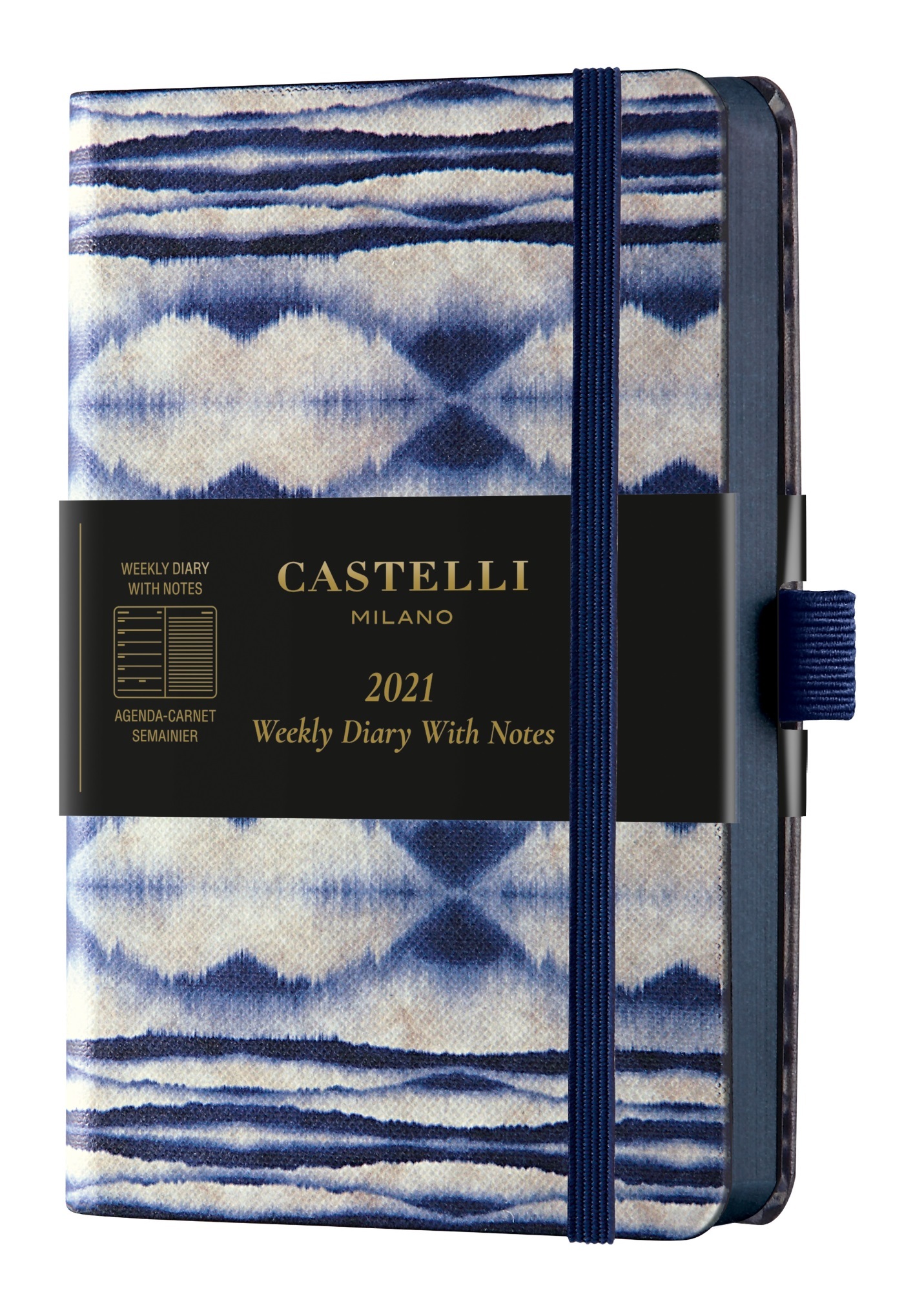 AGENDA 2021 SEMAINIER POCHE SHIBORI MIST