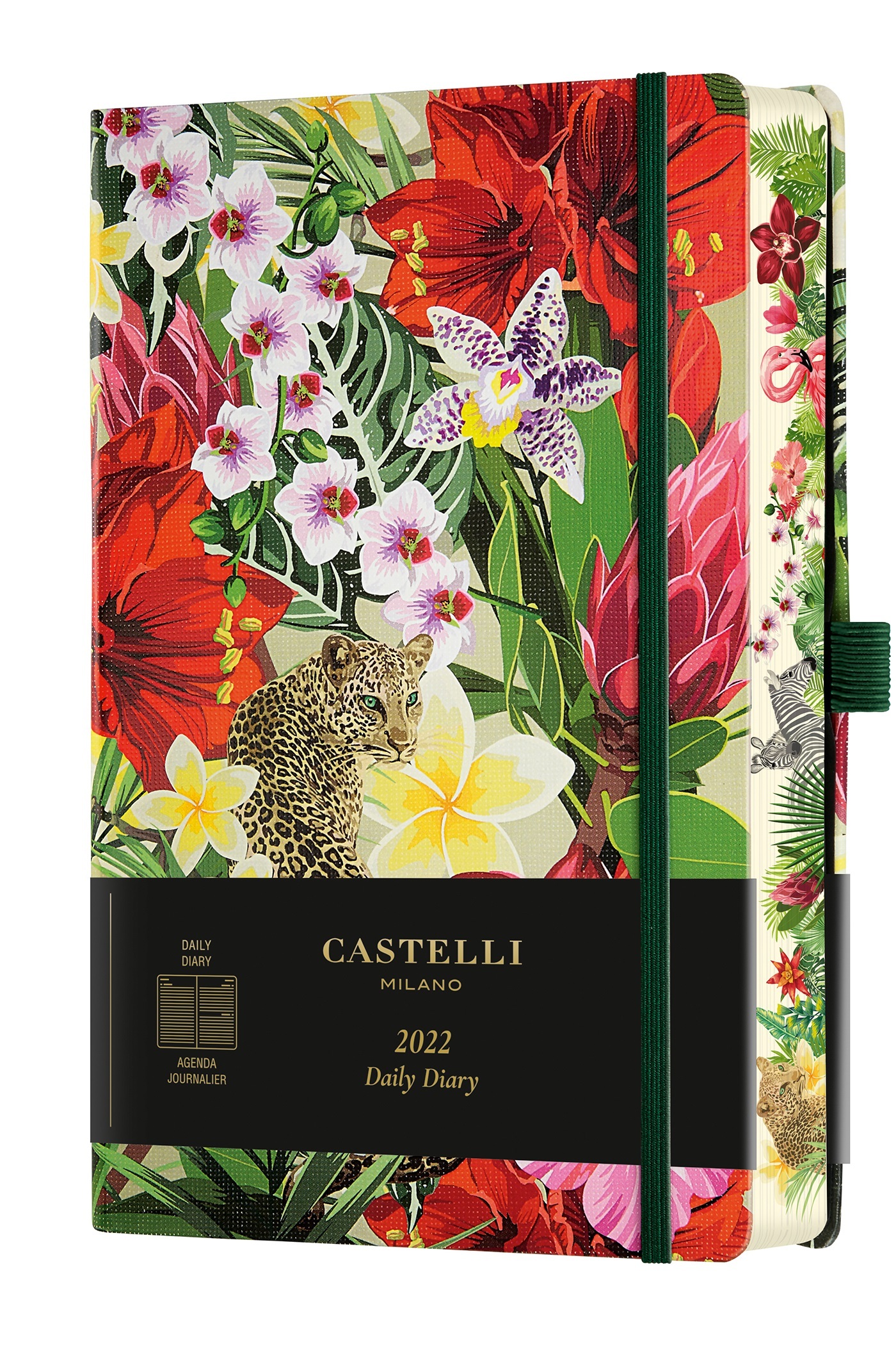 AGENDA 2022 JOURNALIER GRAND FORMAT EDEN LEOPARD