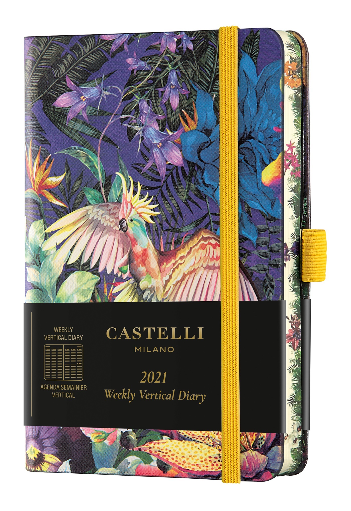 AGENDA 2021 SEMAINIER VERTICAL POCHE EDEN COCKATEIL
