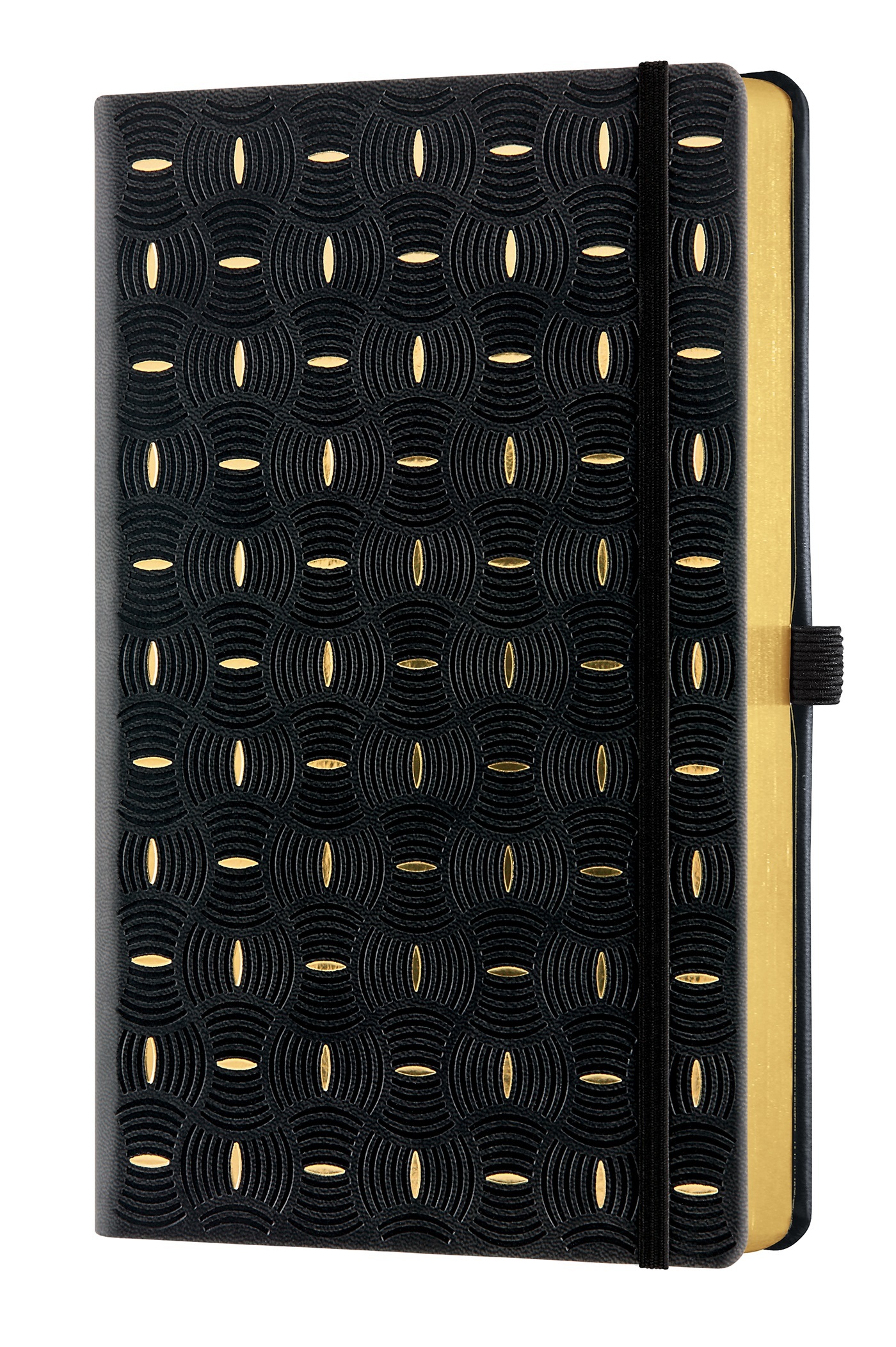 CARNET C&G GRAND FORMAT LIGNE GRAIN DE RIZ DORE