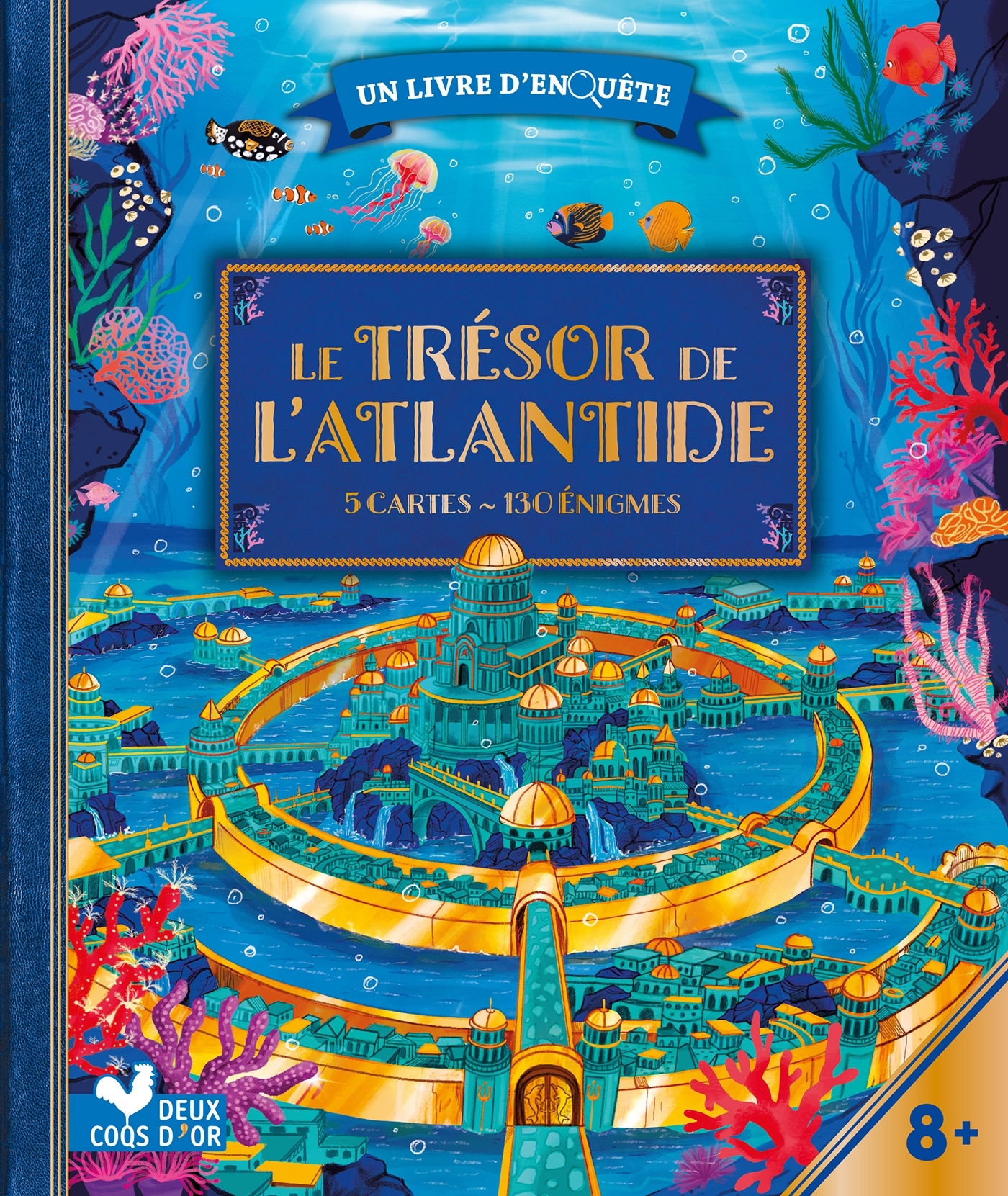 LE TRESOR DE L´ATLANTIDE - 5 CARTES ET 130 ENIGMES