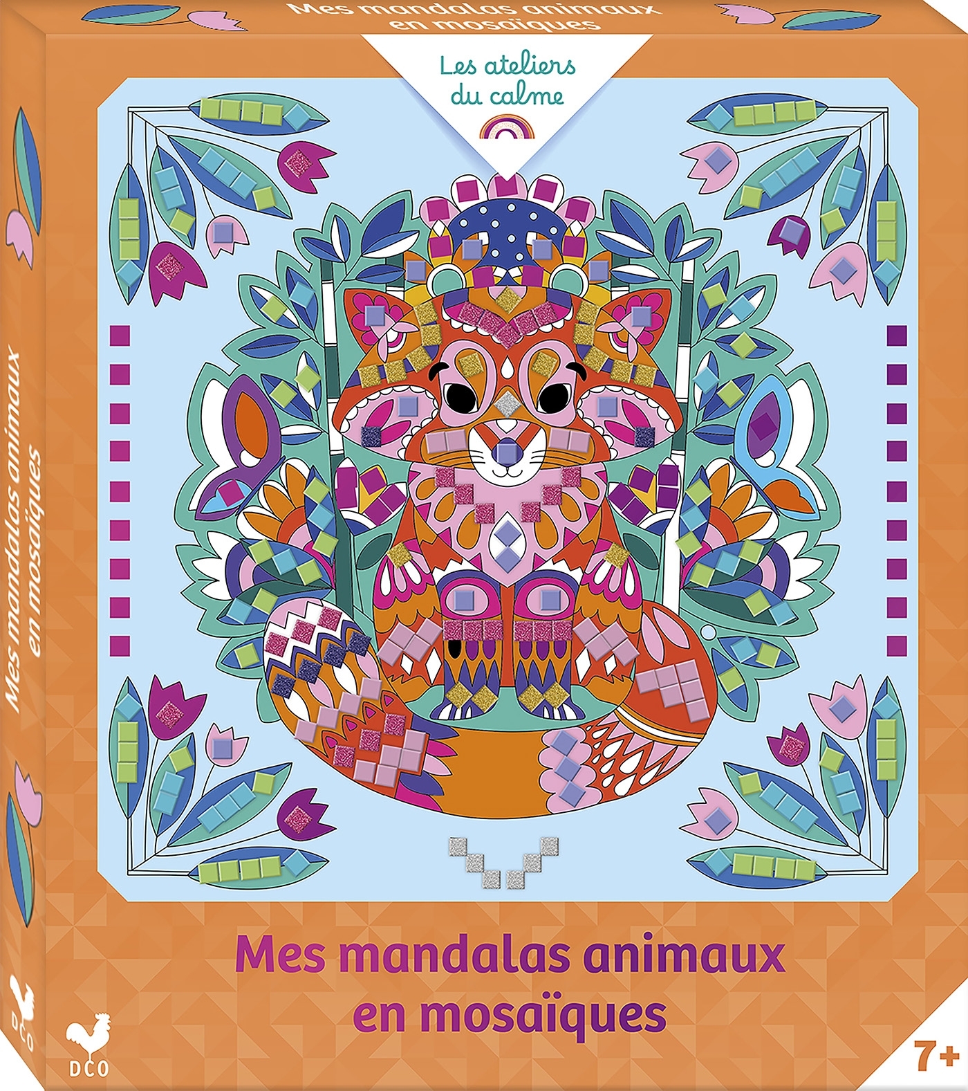 MES MANDALAS ANIMAUX EN MOSAIQUES - BOITE AVEC ACCESSOIRES