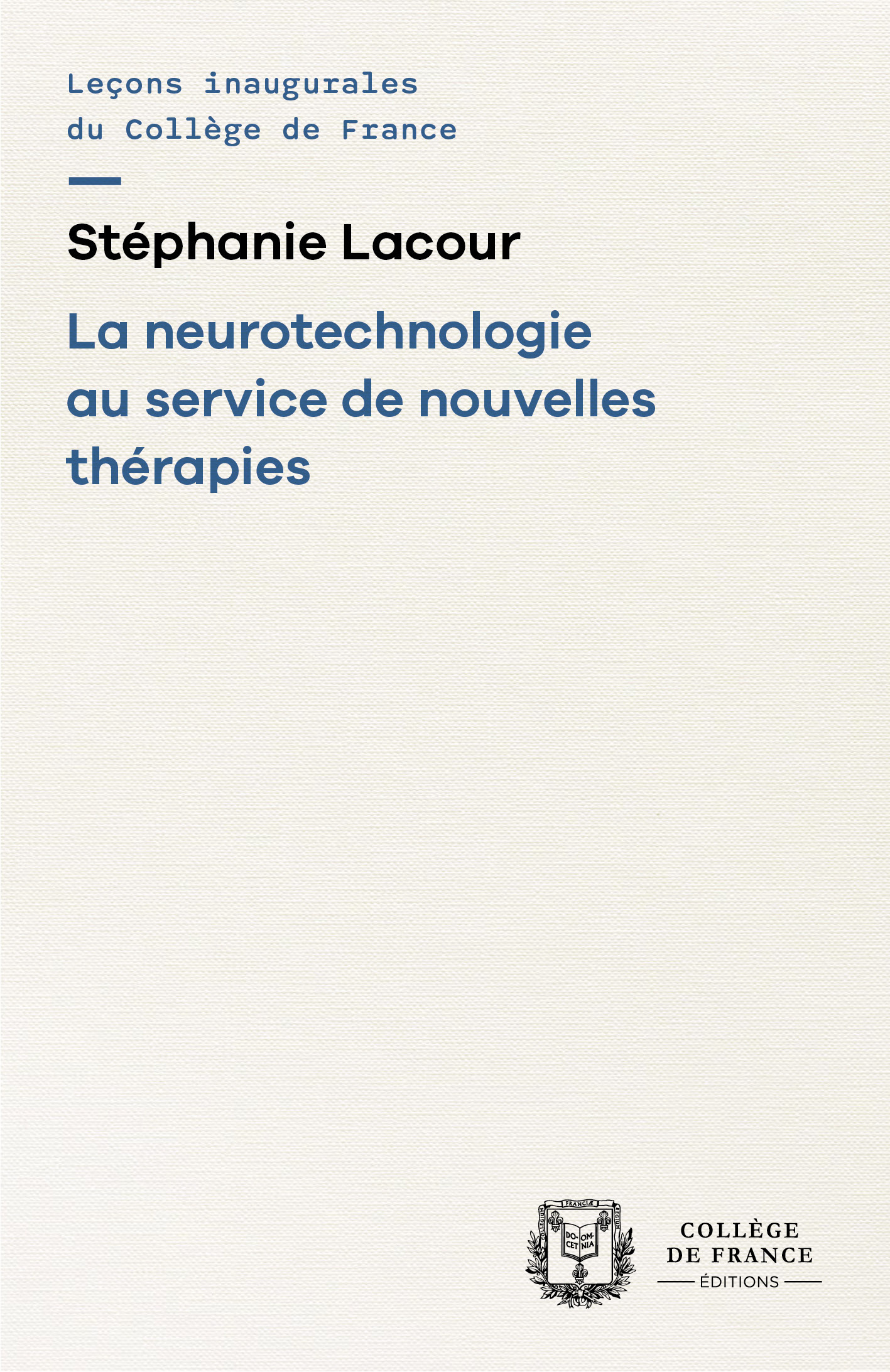 NEUROTECHNOLOGIE AU SERVICE DE NOUVELLES THERAPIES