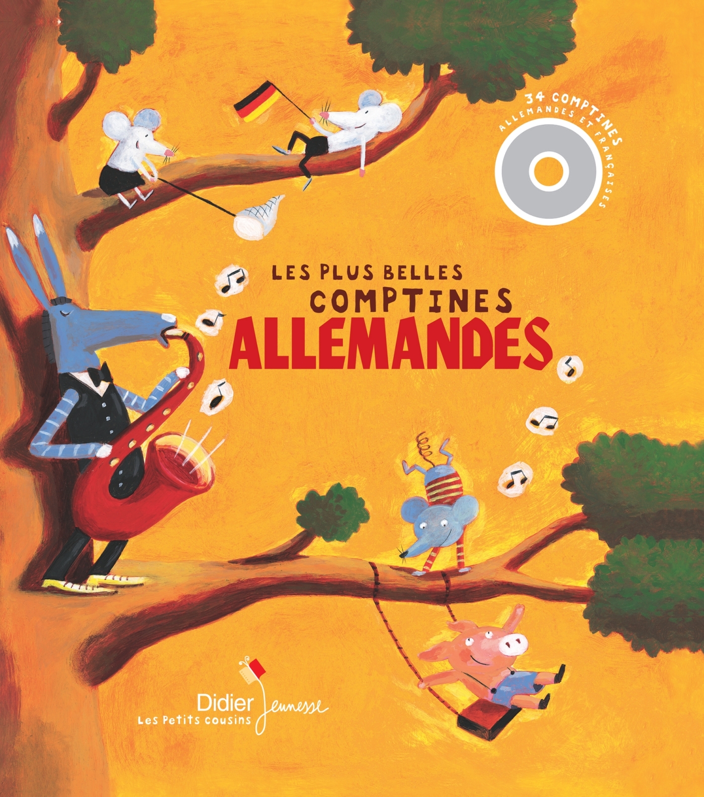 PLUS BELLES COMPTINES ALLEMANDES LIVRE + CD
