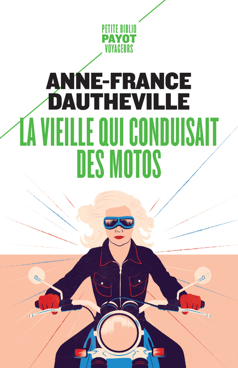 VIEILLE QUI CONDUISAIT DES MOTOS