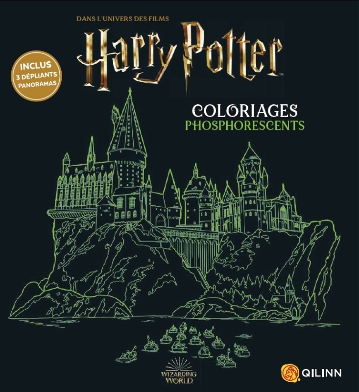 HARRY POTTER, COLORIAGES PHOSPHORESCENTS - DANS L UNIVERS DES FILMS HARRY POTTER