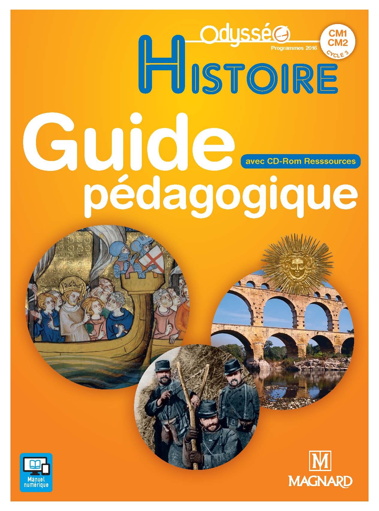 ODYSSEO HISTOIRE CM1 CM2 GUIDE PEDAGOGIQUE AVEC CD ROM 2017
