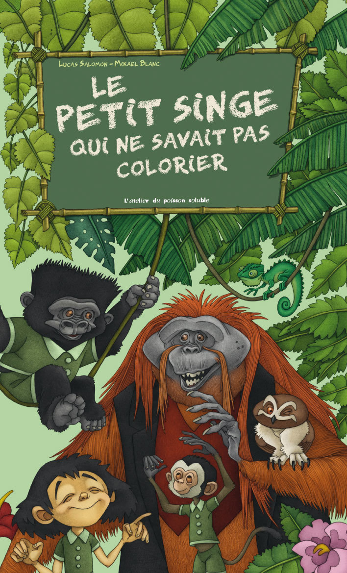 PETIT SINGE QUI NE SAVAIT PAS COLORIER
