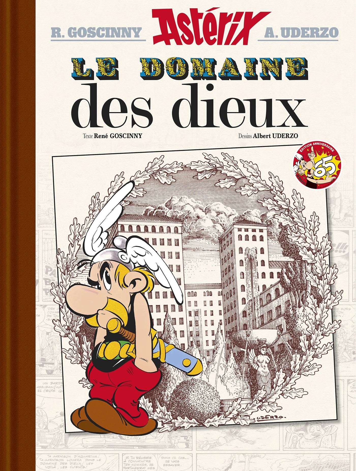 ASTERIX - LE DOMAINE DES DIEUX N 17 - EDITION LUXE - 65 ANS ASTERIX