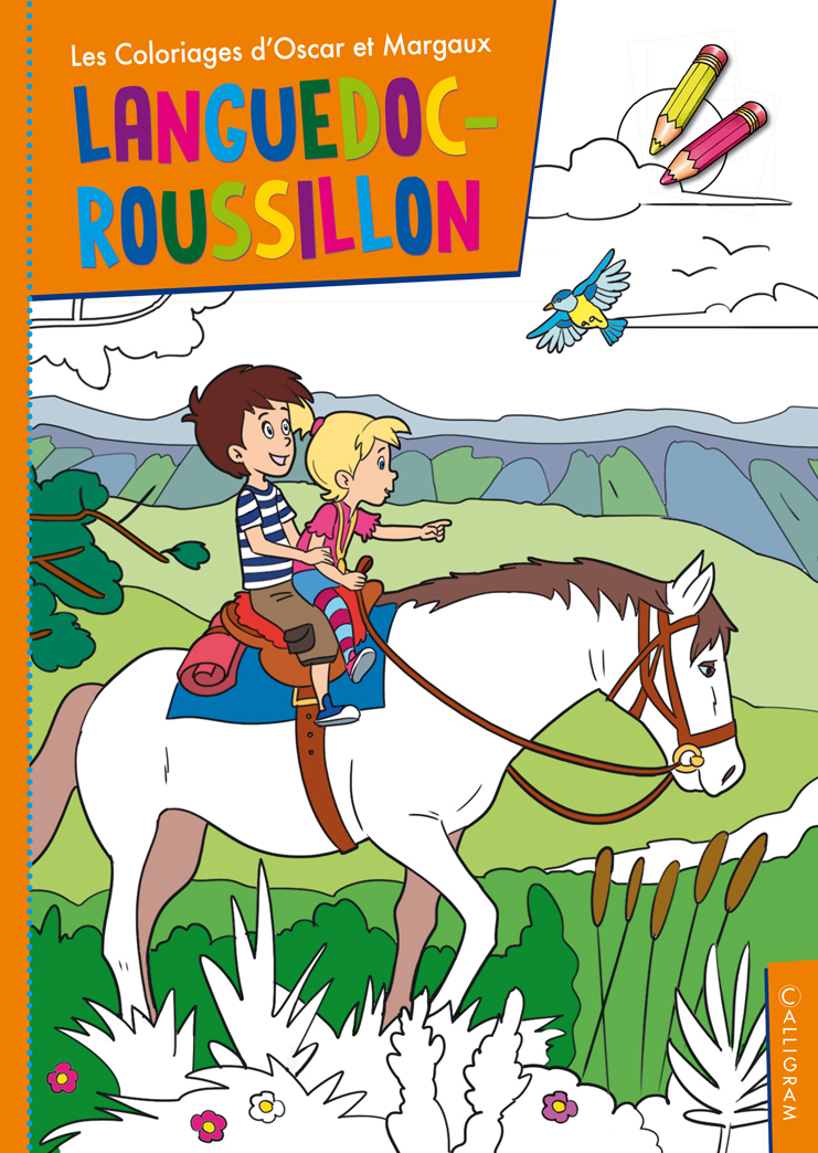 COLORIAGES OSCAR ET MARGAUX LANGUEDOC ROUSSILLON