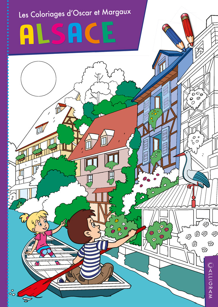 COLORIAGES D´OSCAR ET MARGAUX ALSACE