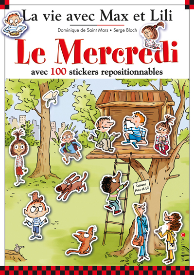 MERCREDI AVEC MAX ET LILI (100 AUTOCOLLANTS)