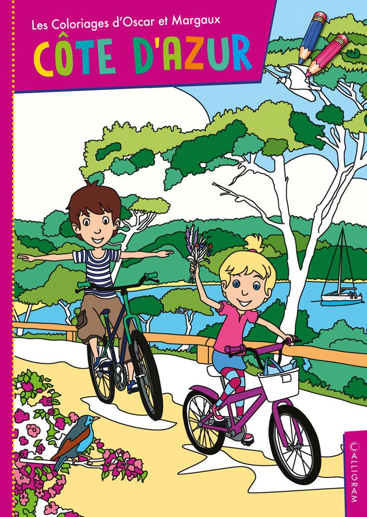 COLORIAGES OSCAR ET MARGAUX / COTE D´AZUR